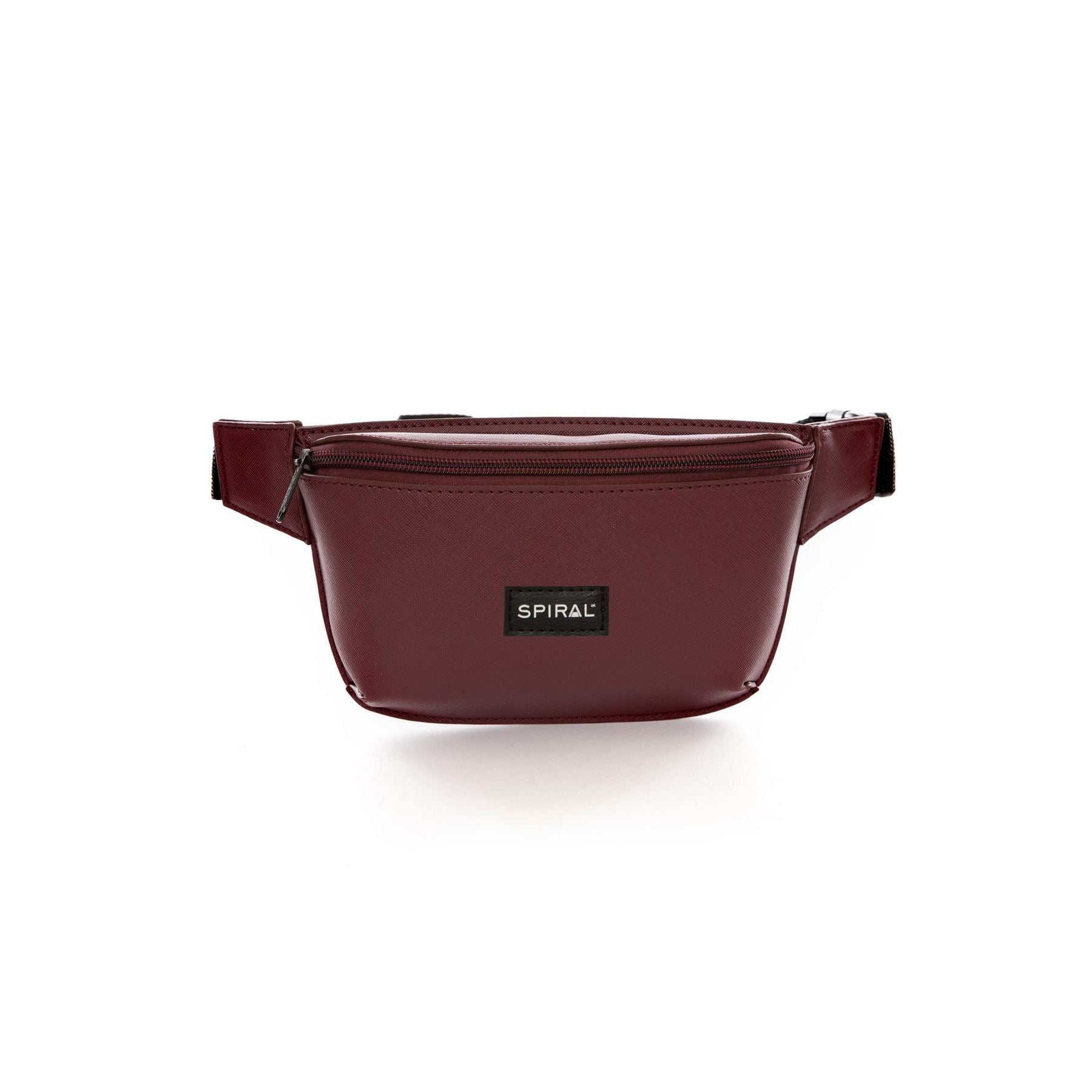 Spiral Chelsea Crescent Shape Fanny Pack with Silver Tone Hardware