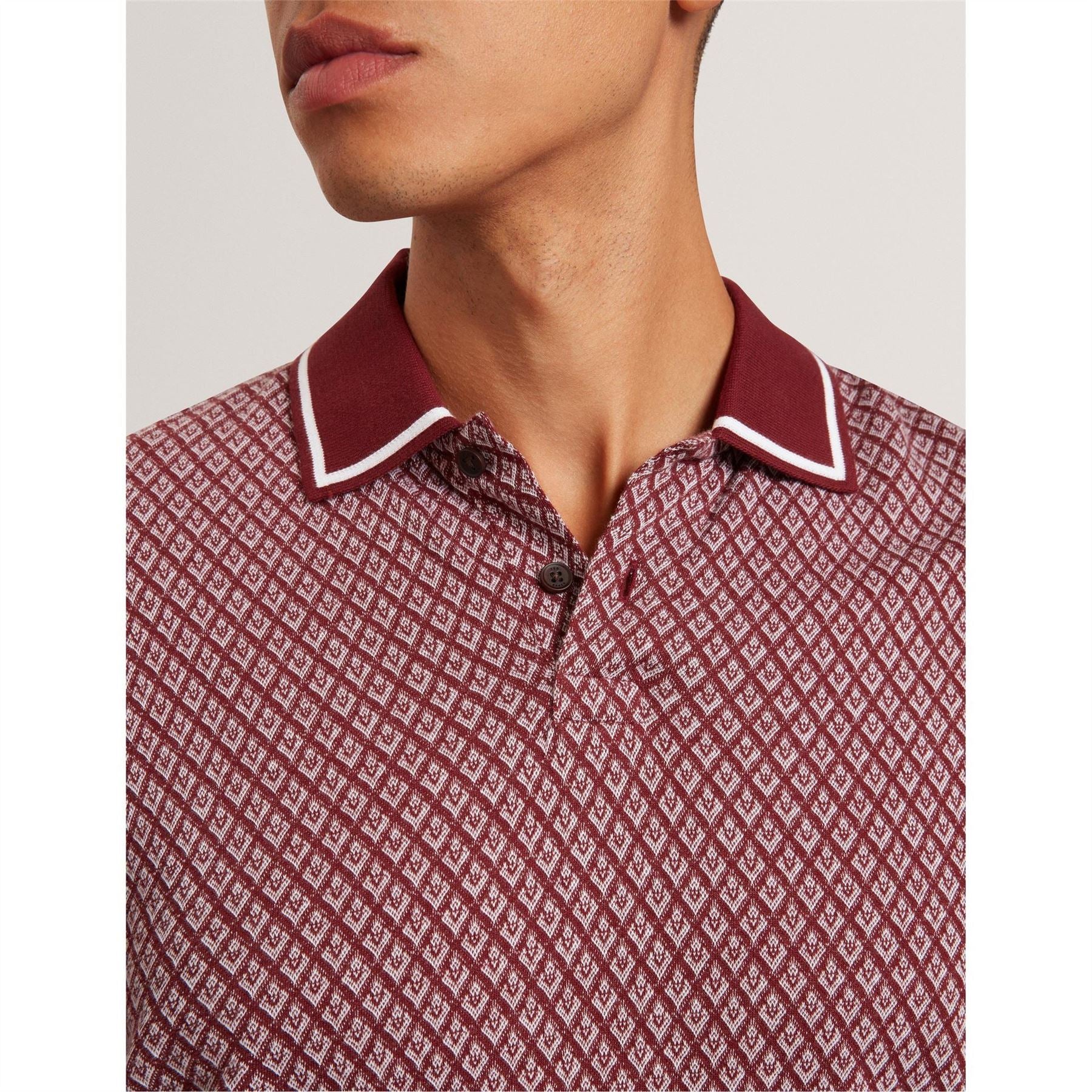 Ted Baker Collared Neck Short Sleeve Polo Shirt