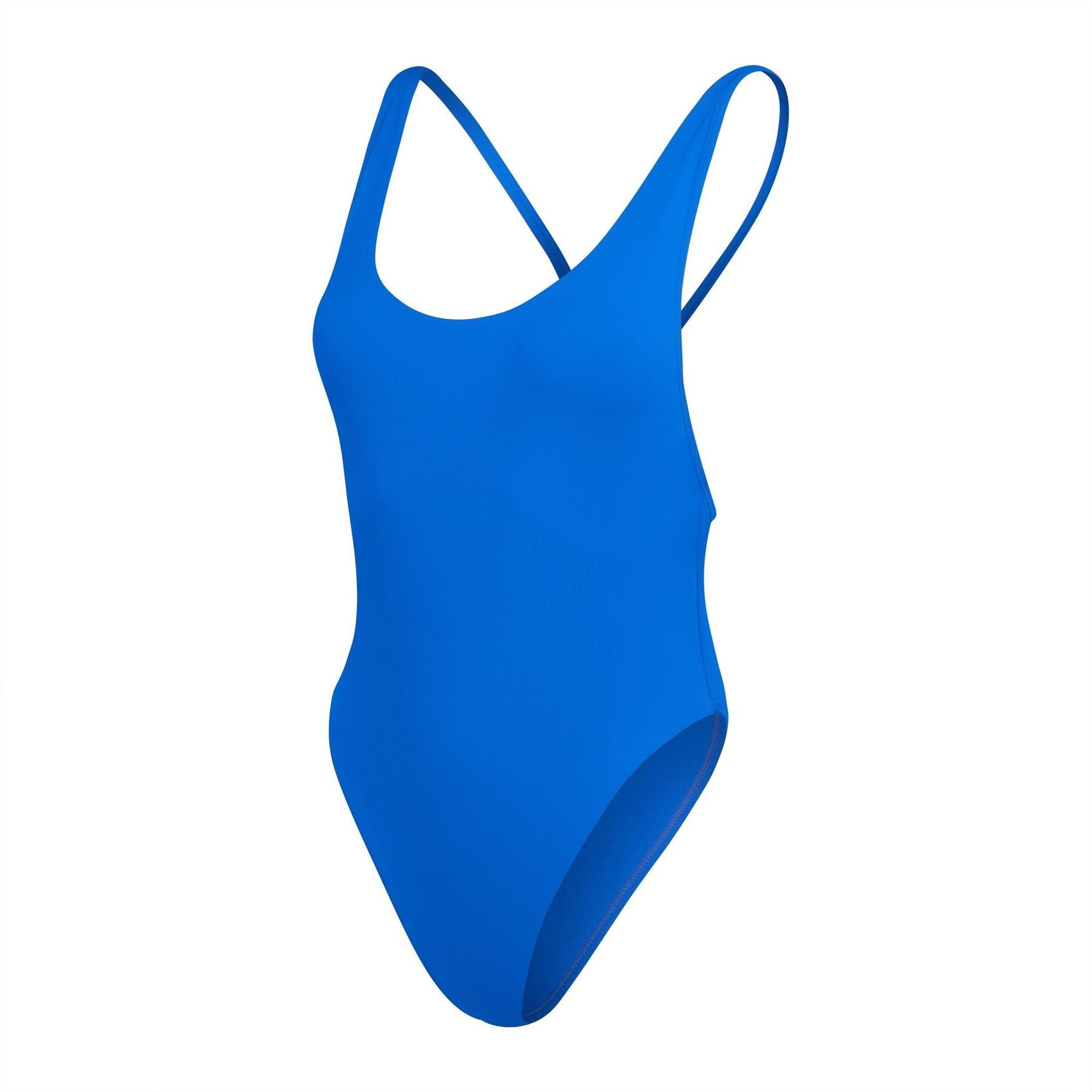 Speedo Solid Patterned One Piece Swimsuit with Spaghetti Strap