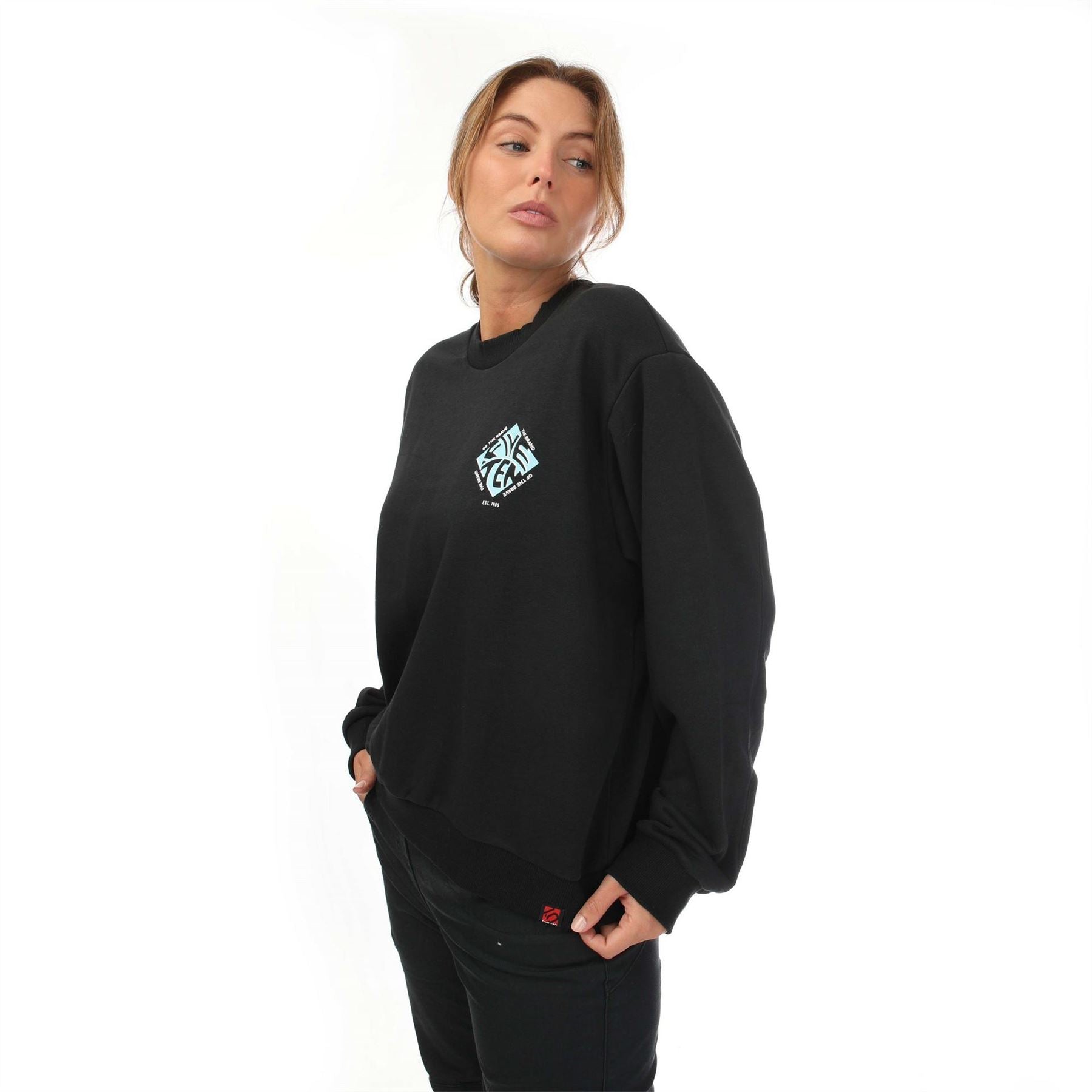 Five Ten Womens Ten Cropped Sweatshirt