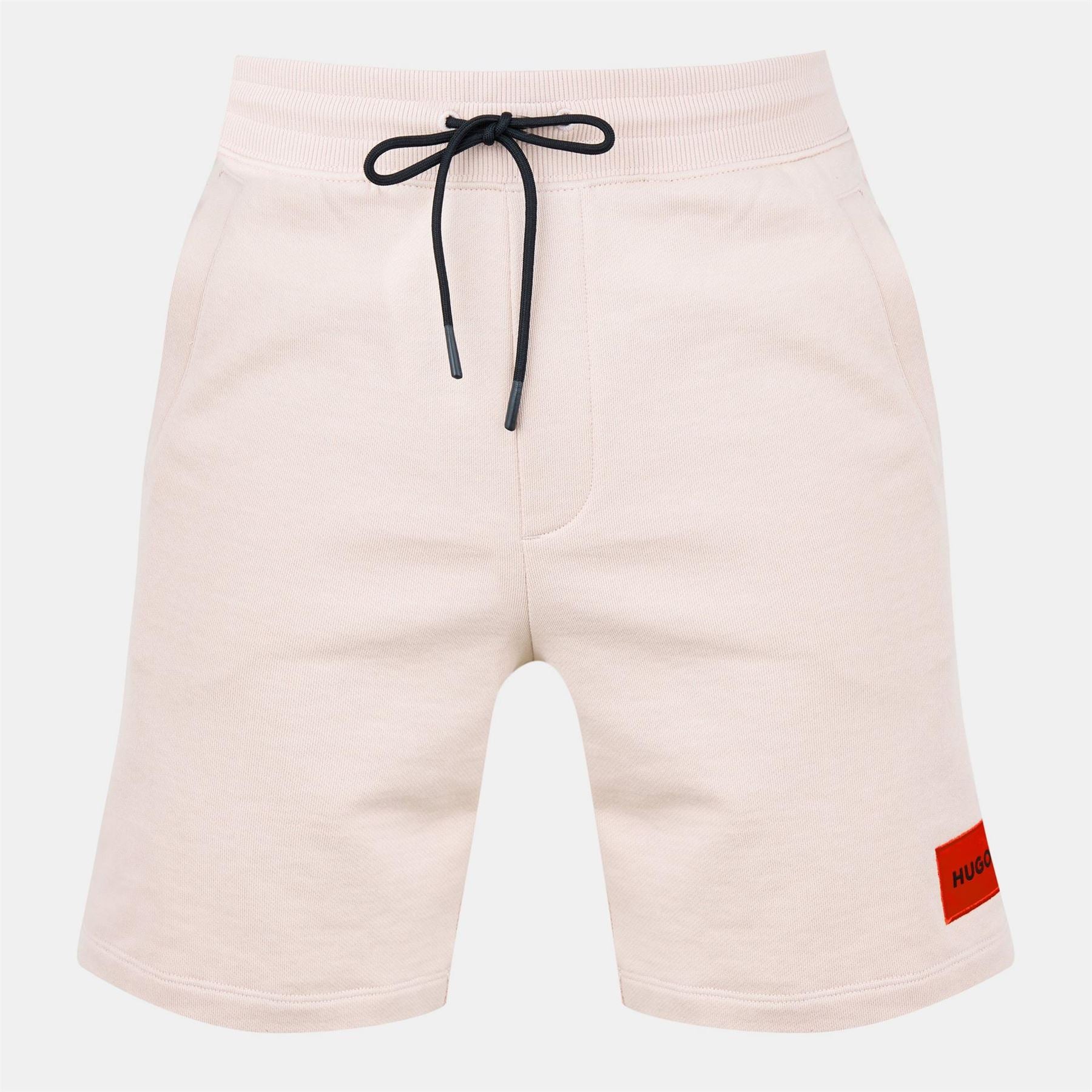 Hugo HUGO Jogger Fleece Shorts with Logo Detail   Soft Cotton Blend Jersey