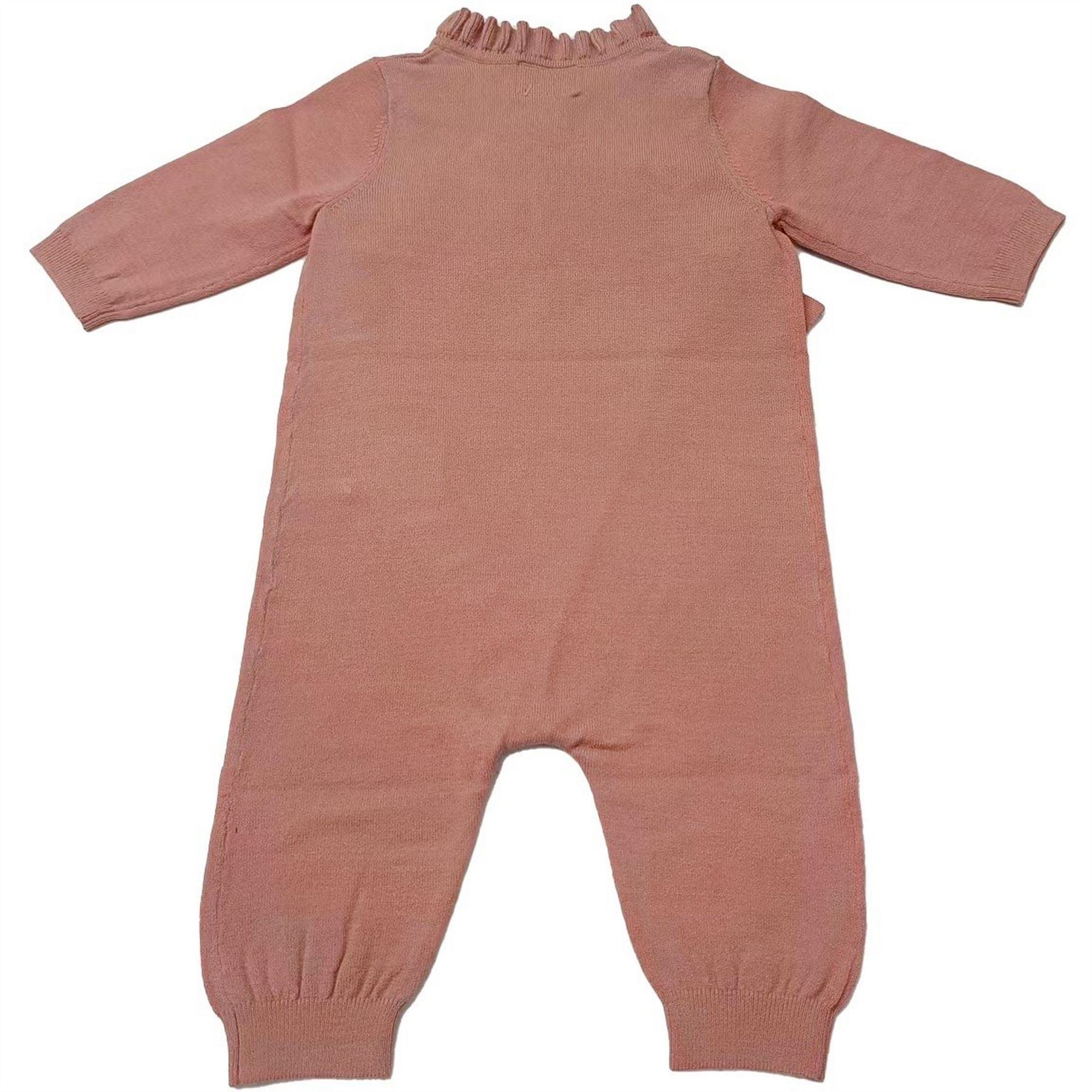 Jack Wills Ruffle Detail Viscose Long Sleeve Onesie