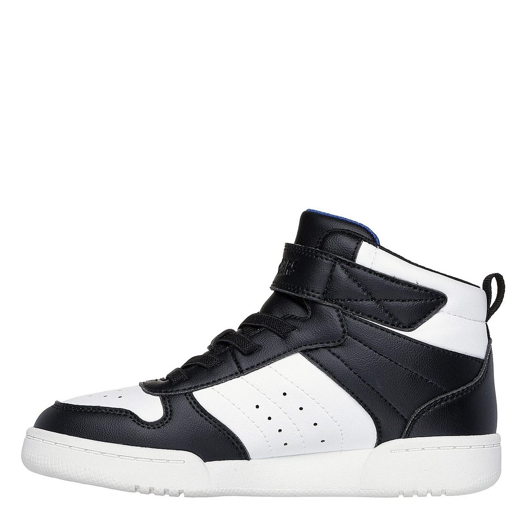 Skechers Top Gore  And  Strap Sneaker W Qtr High Top Trainers Unisex Kids