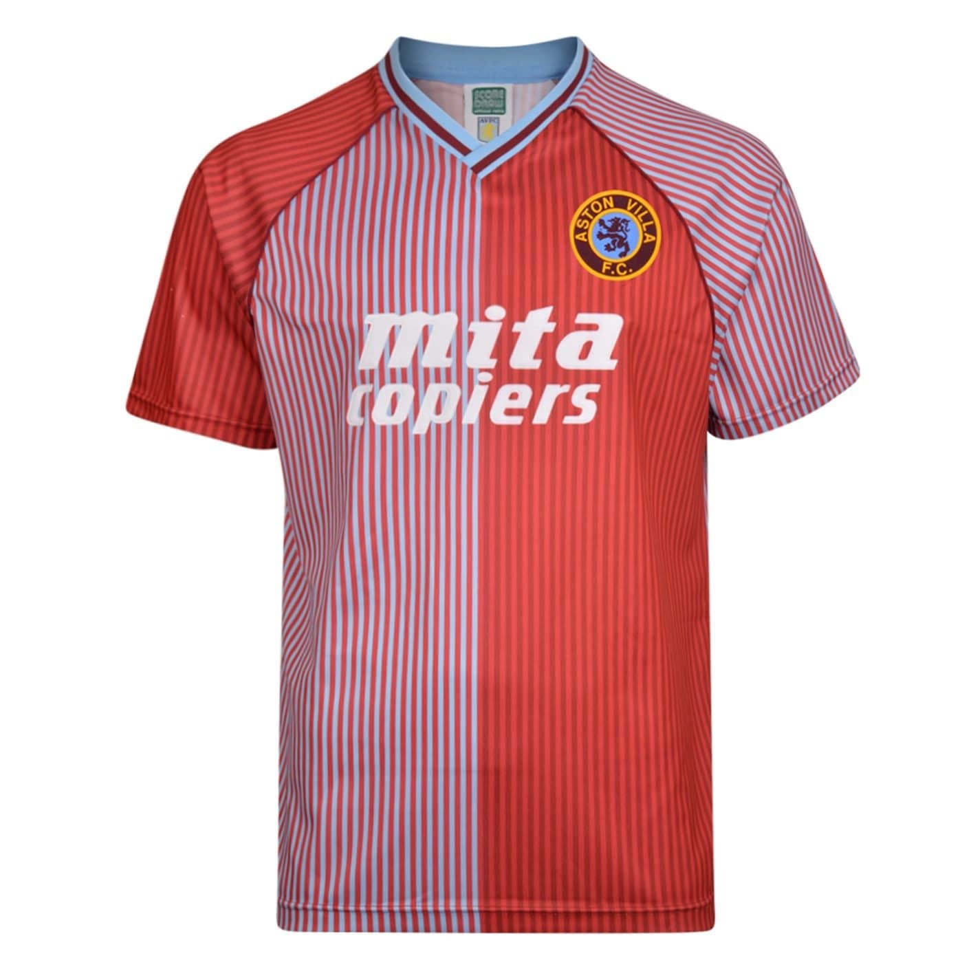 Score Draw Aston Villa Football Club 88 H V-Neck Raglan Sleeve T-Shirt