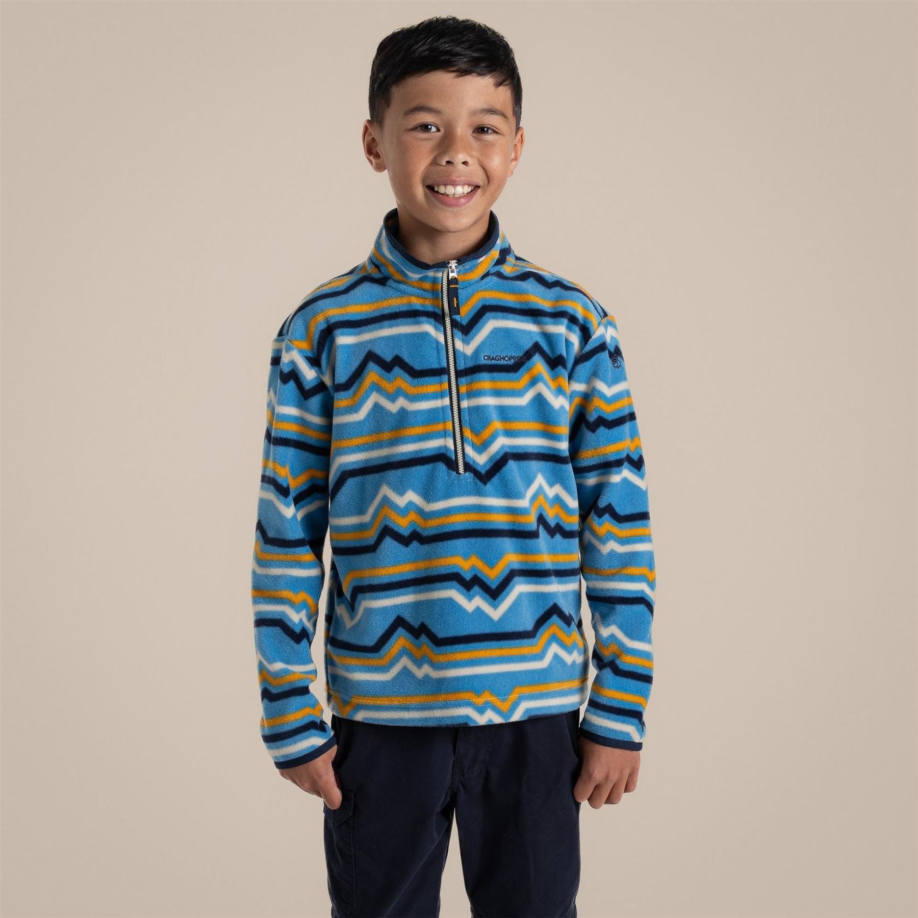 Craghoppers Bachas Embroidered Funnel Neck Long Sleeve Sweatshirt