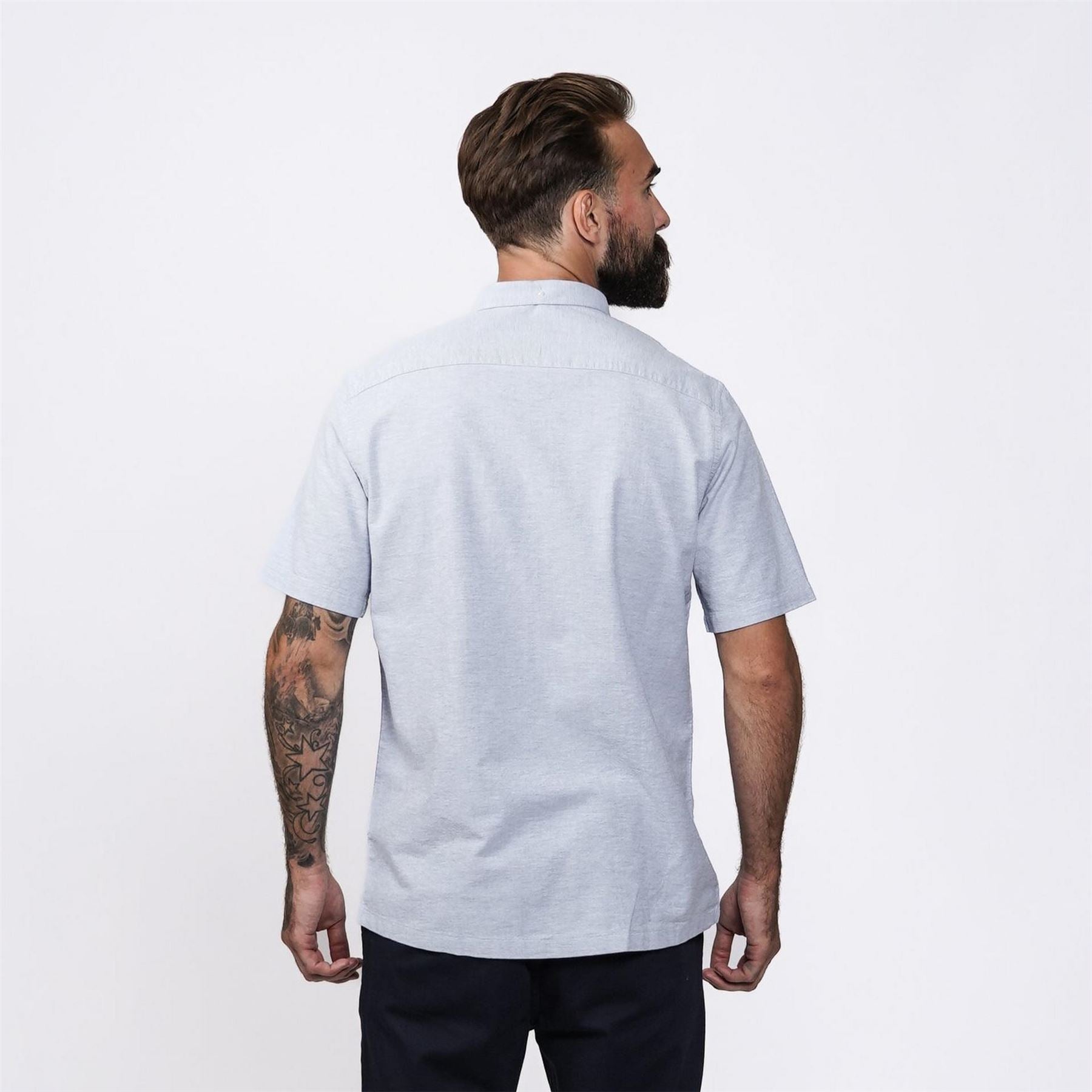 Firetrap Mens Classic Oxford Short Sleeve Shirt