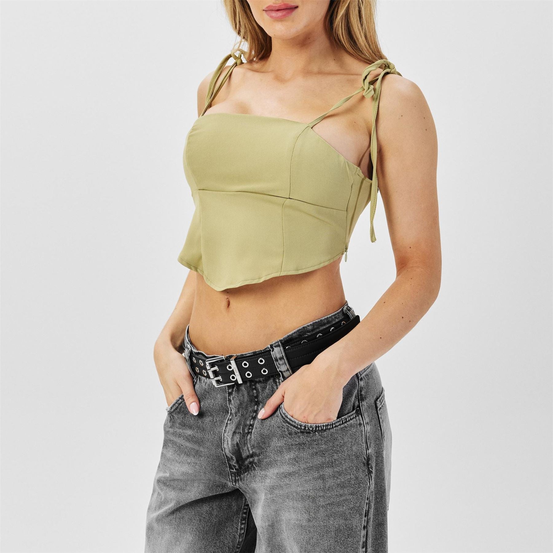 Missy Empire Womens Strap Corset Top