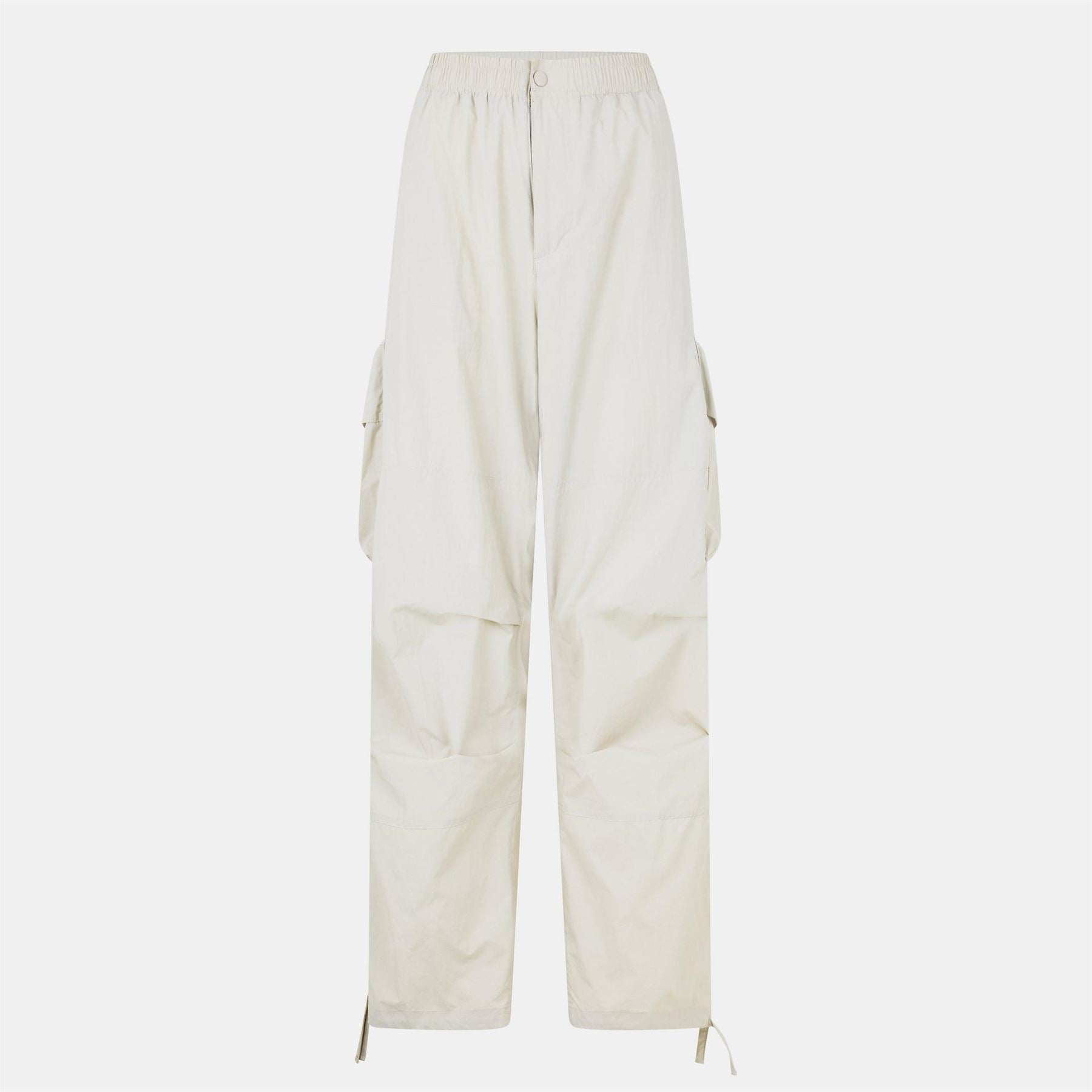 Lacoste Solid Patterned Straight Cargo Track Pants