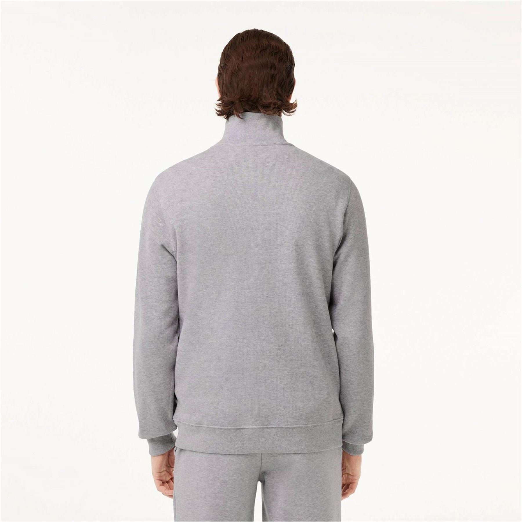 Lacoste Quarter Zip Fleece Top