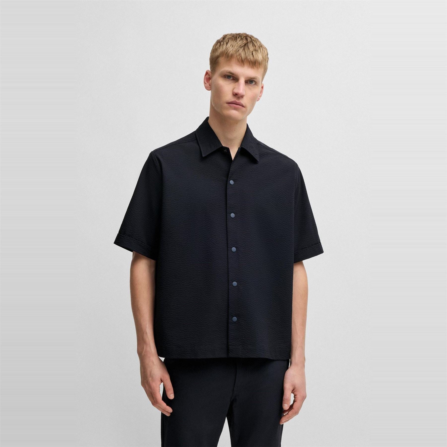Boss Lapoully Seer Plain Short Sleeve Shirt