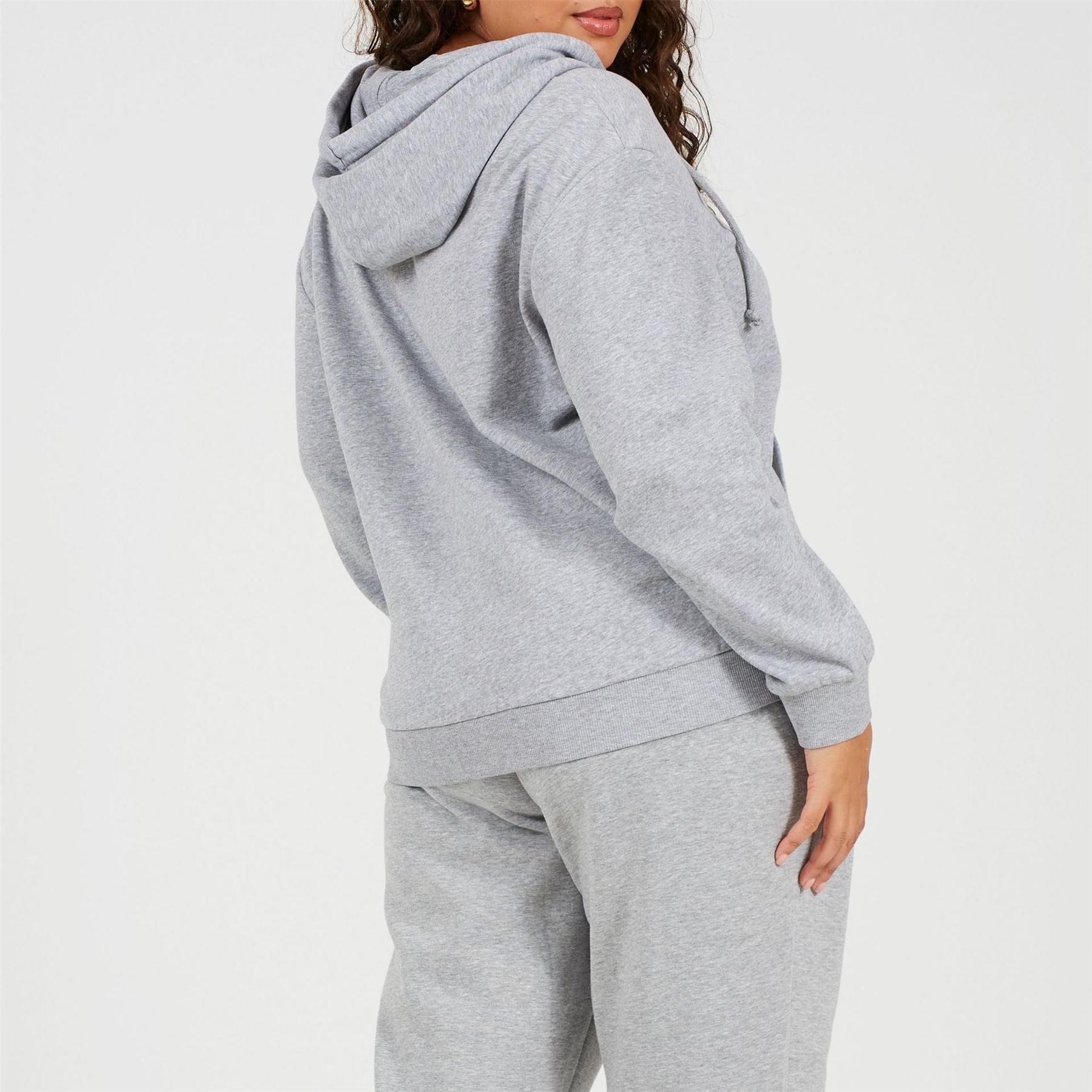 Brave Soul Solid Patterned Hooded Ribbed Cuff Sweat Jacket with Kangaroo Pocket
