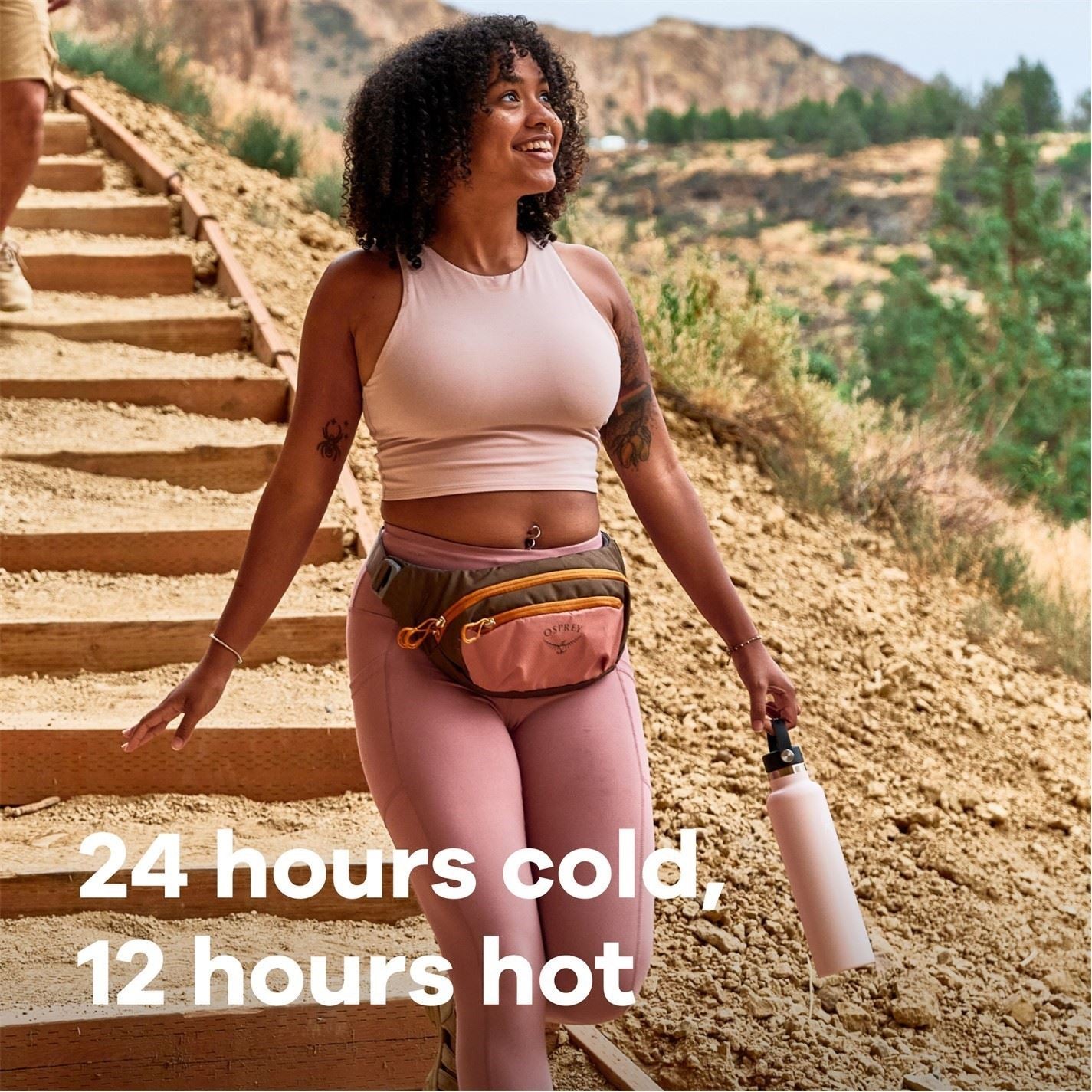 Hydro Flask Flask Standard Mouth Water Bottle 621 Ml (21 Oz) With Flex Straw Cap