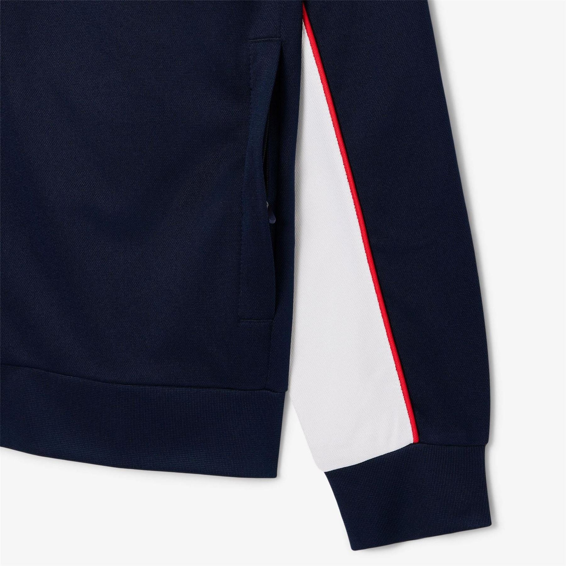 Lacoste Branding Zipped Tennis Sweatshirt
