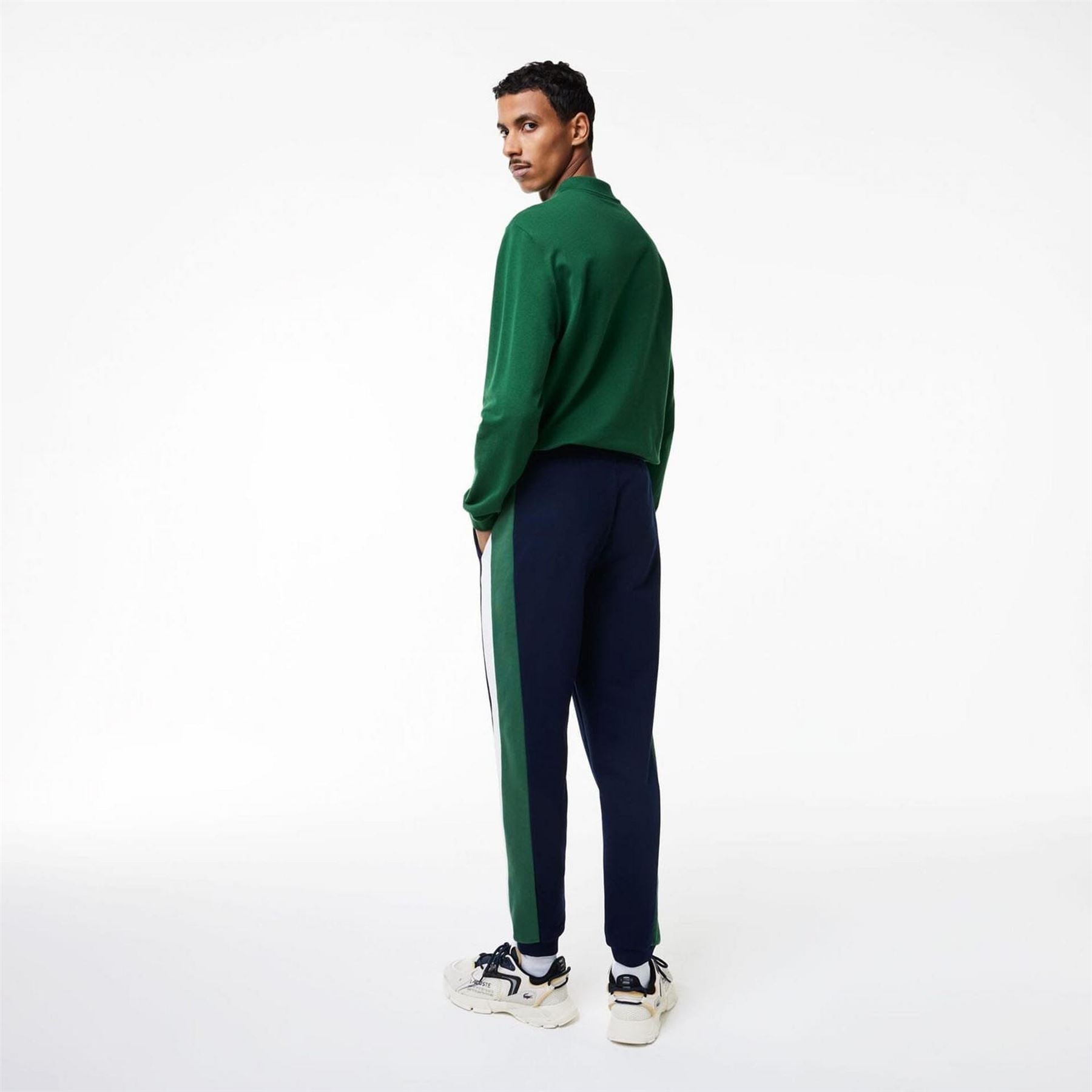 Lacoste Fleece Cut  And  Sewn Training Joggers