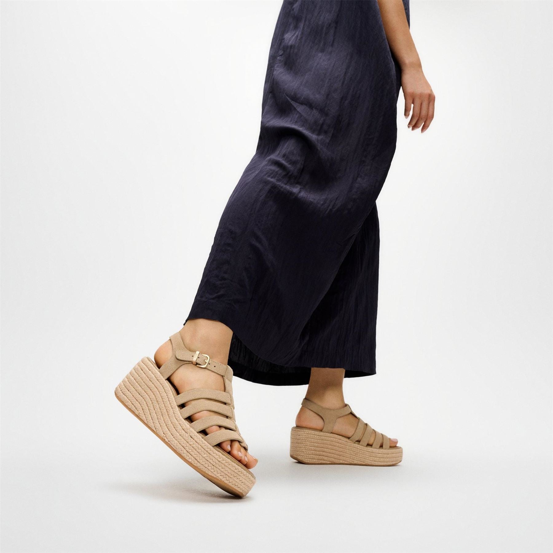 Fitflop Platform Gladiator Espadrille Wedge Sandals