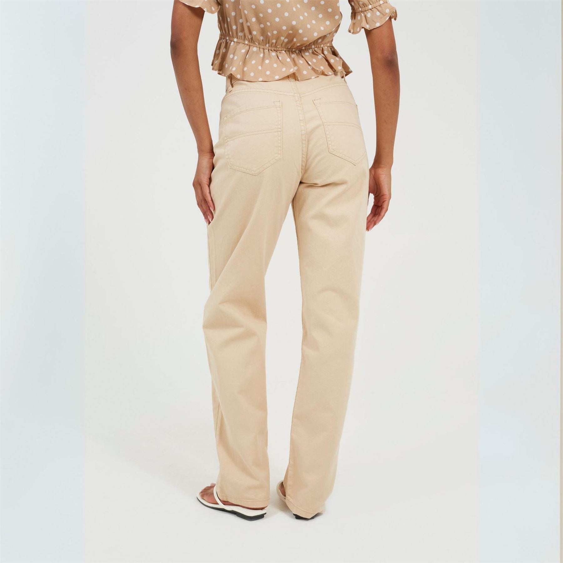 Brave Soul Para High Rise Straight Leg Jeans