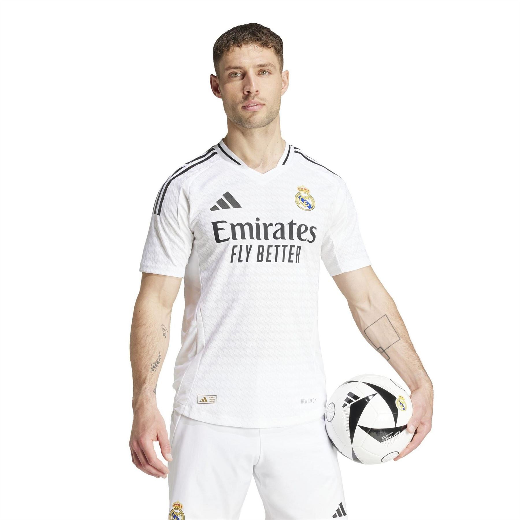 adidas Real Madrid Authentic Home Shirt 2024 2025 Adults