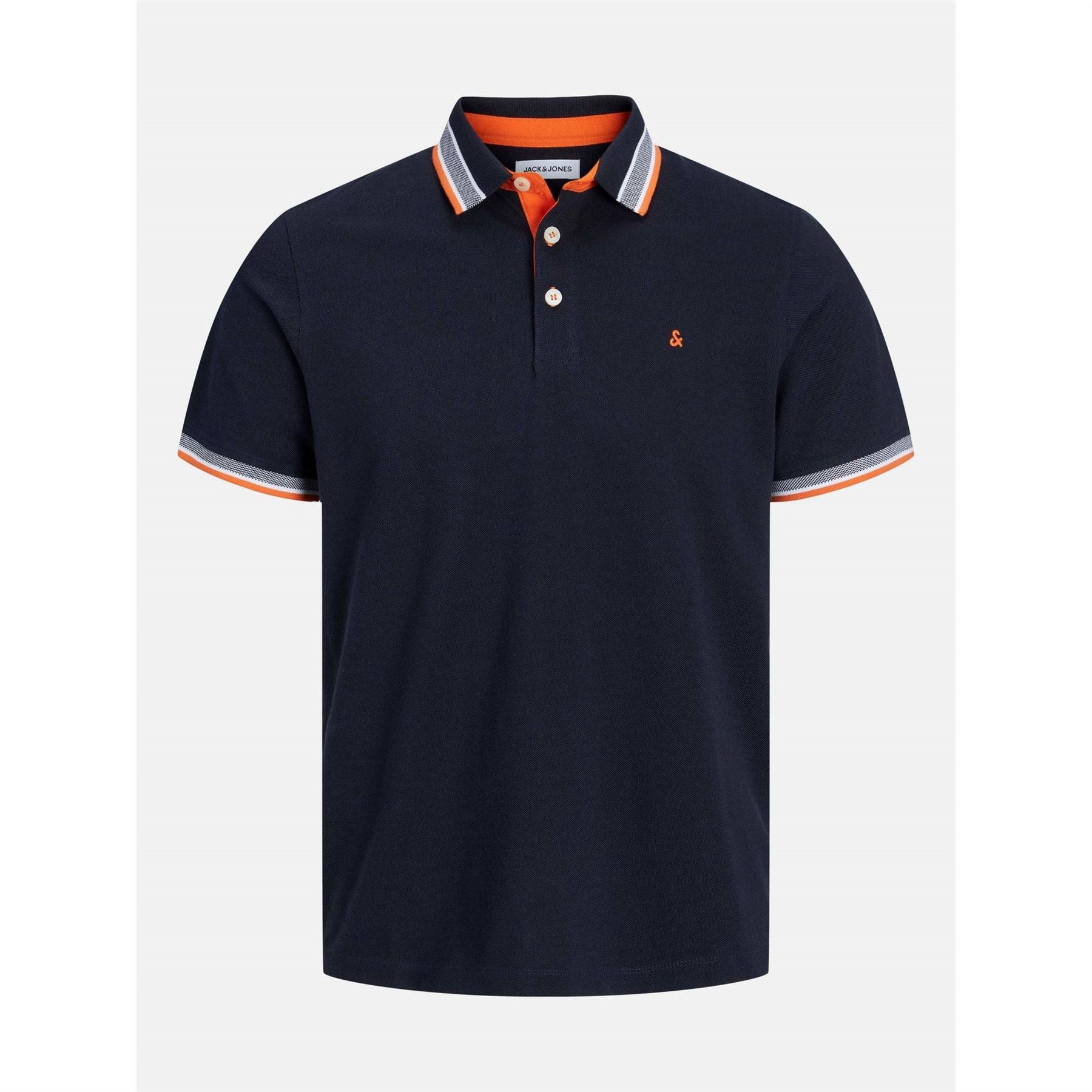 Jack and Jones Paulos Regular Fit Collared Short Sleeve Polo Shirt