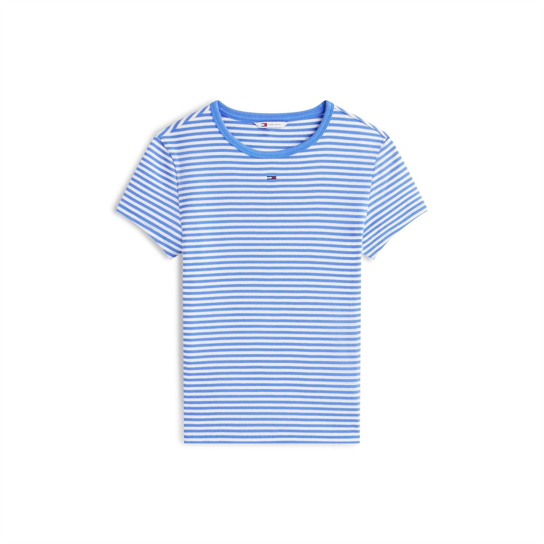 Tommy Jeans Slim Essential Rib Short Sleeve T-Shirt