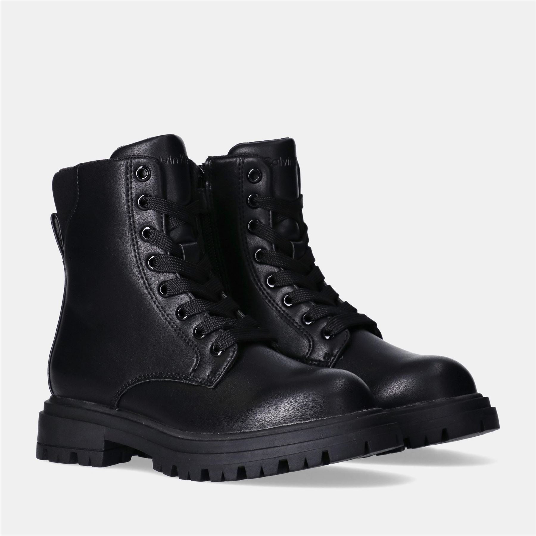 Calvin Klein Jeans Jn54 Lace Up Combat Boots