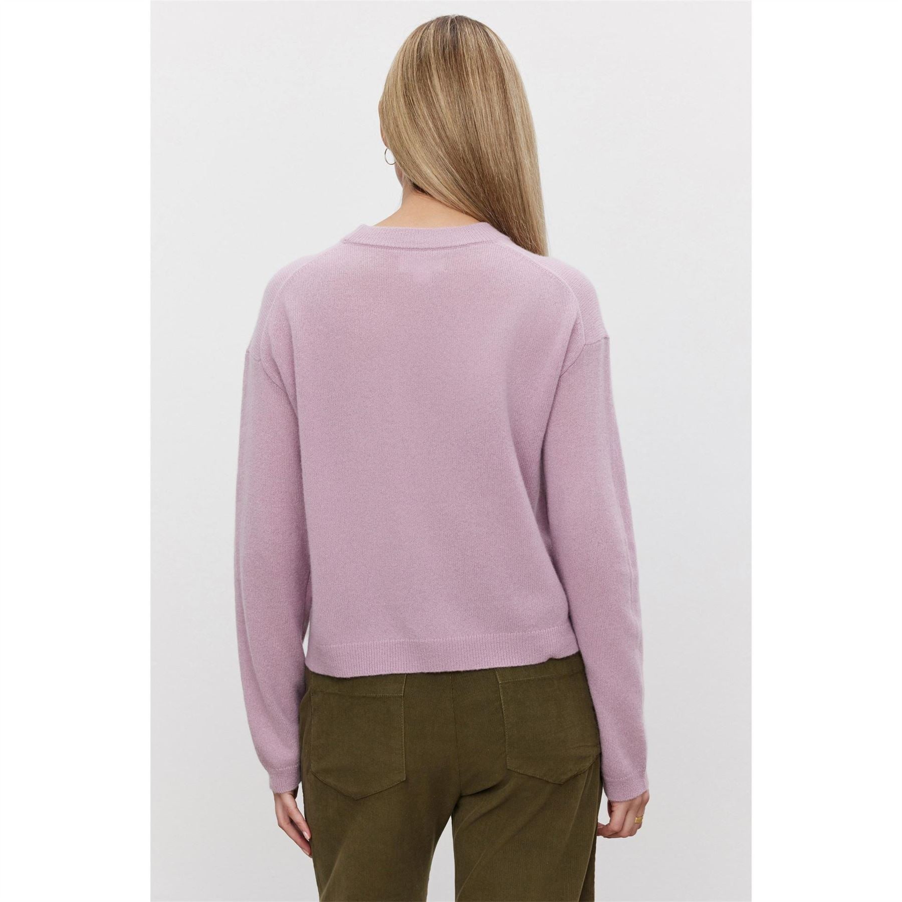Velvet by Graham and Spencer Regular Fit Crew Neck Long Sleeve Sweater