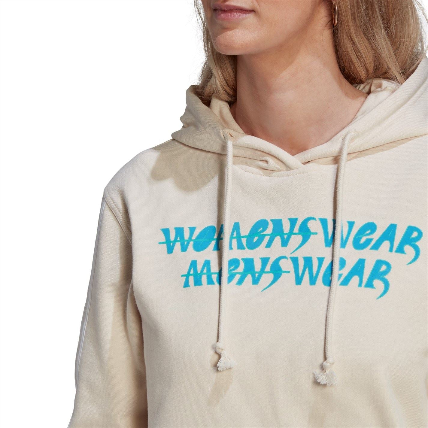 adidas Originals Hooded Relaxed Fit Text Graphic Sweatshirt