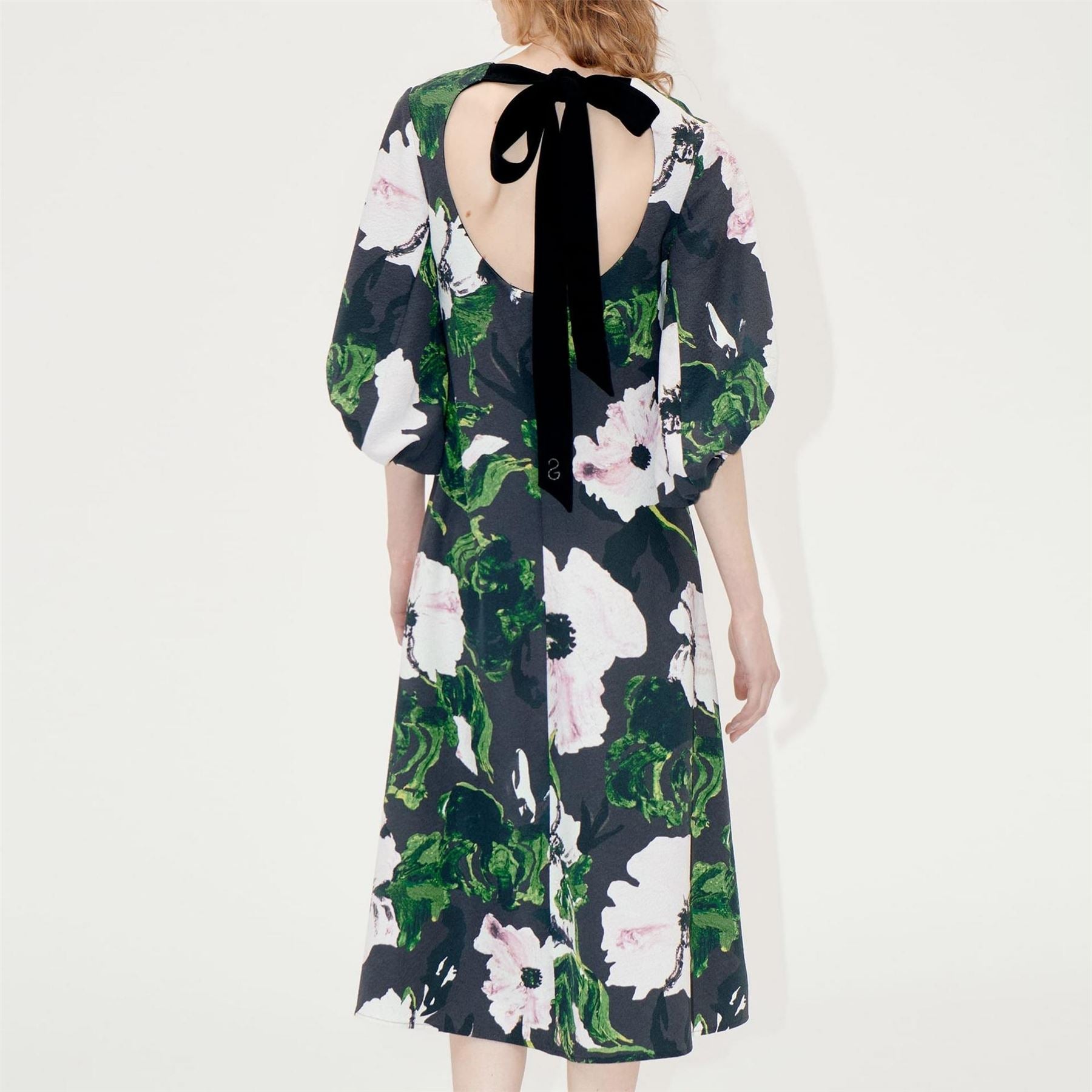 Stine Goya 4 Volume Sleeves Midi Dress