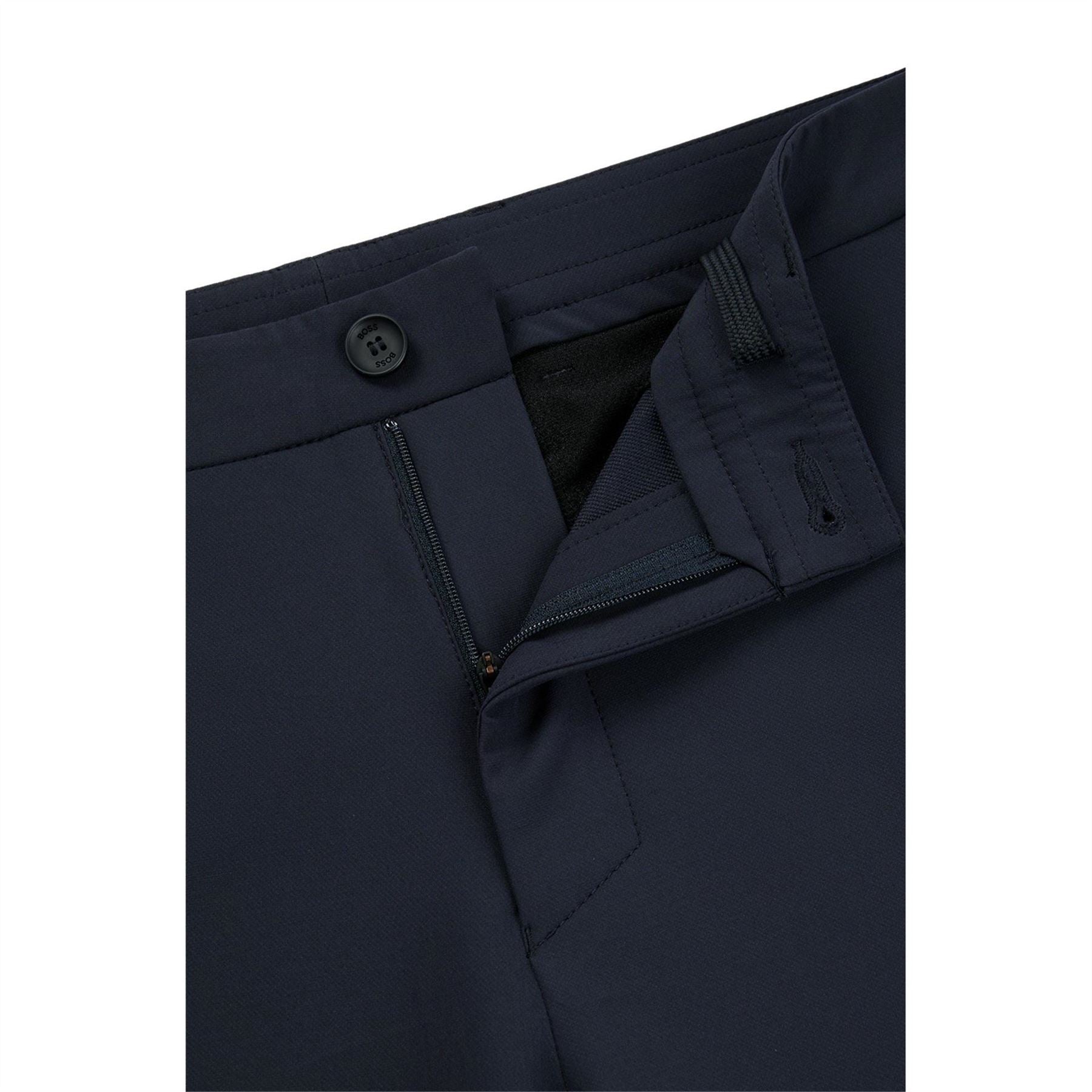 Boss Solid Patterned Chino Shorts