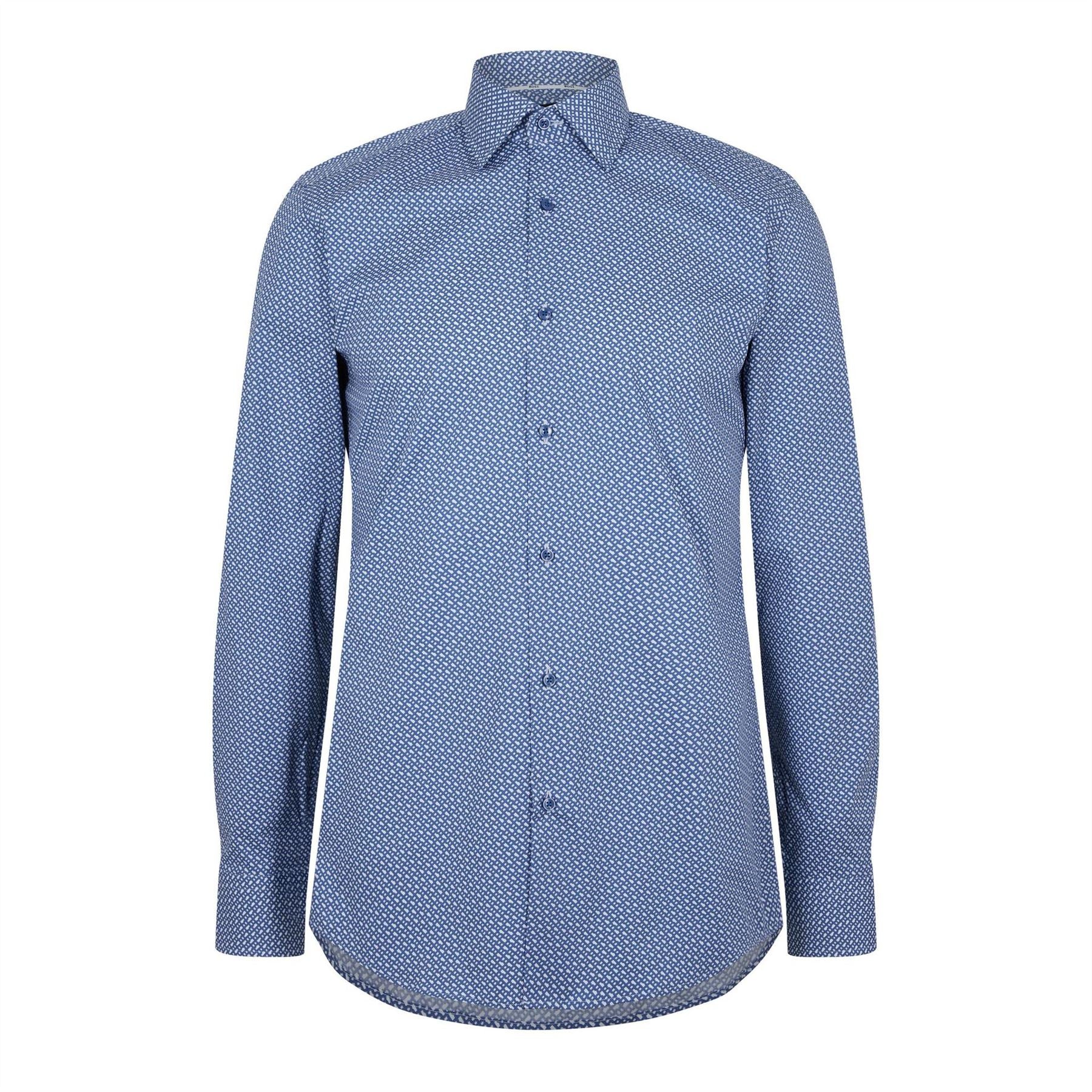 Boss Hbb Hhank Long Sleeve Plain Shirt
