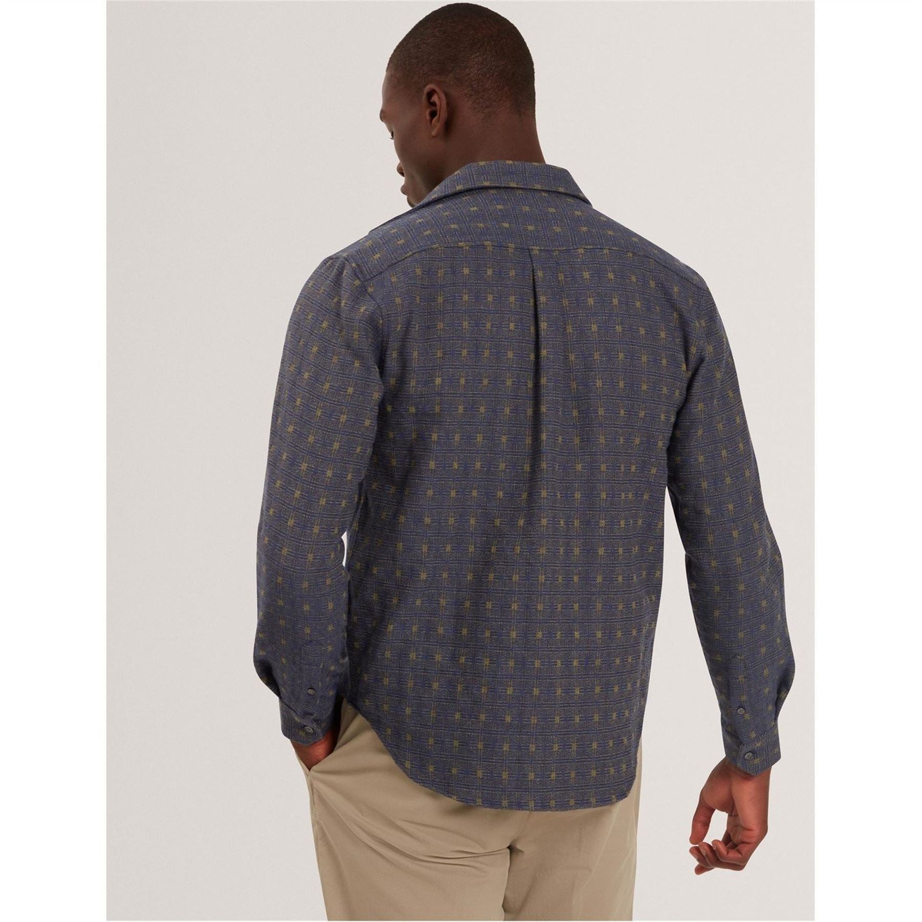 Ted Baker Check Long Sleeve Collared Shirt