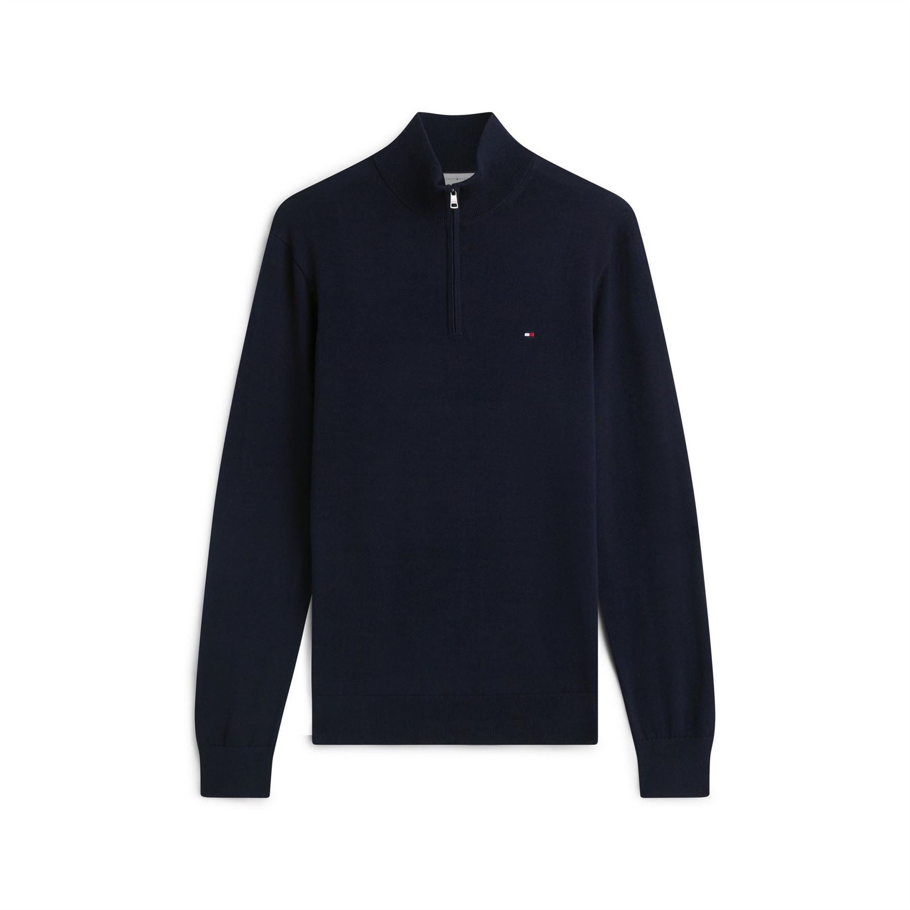 Tommy Hilfiger Hilfiger Essential Cotton Zip Mock