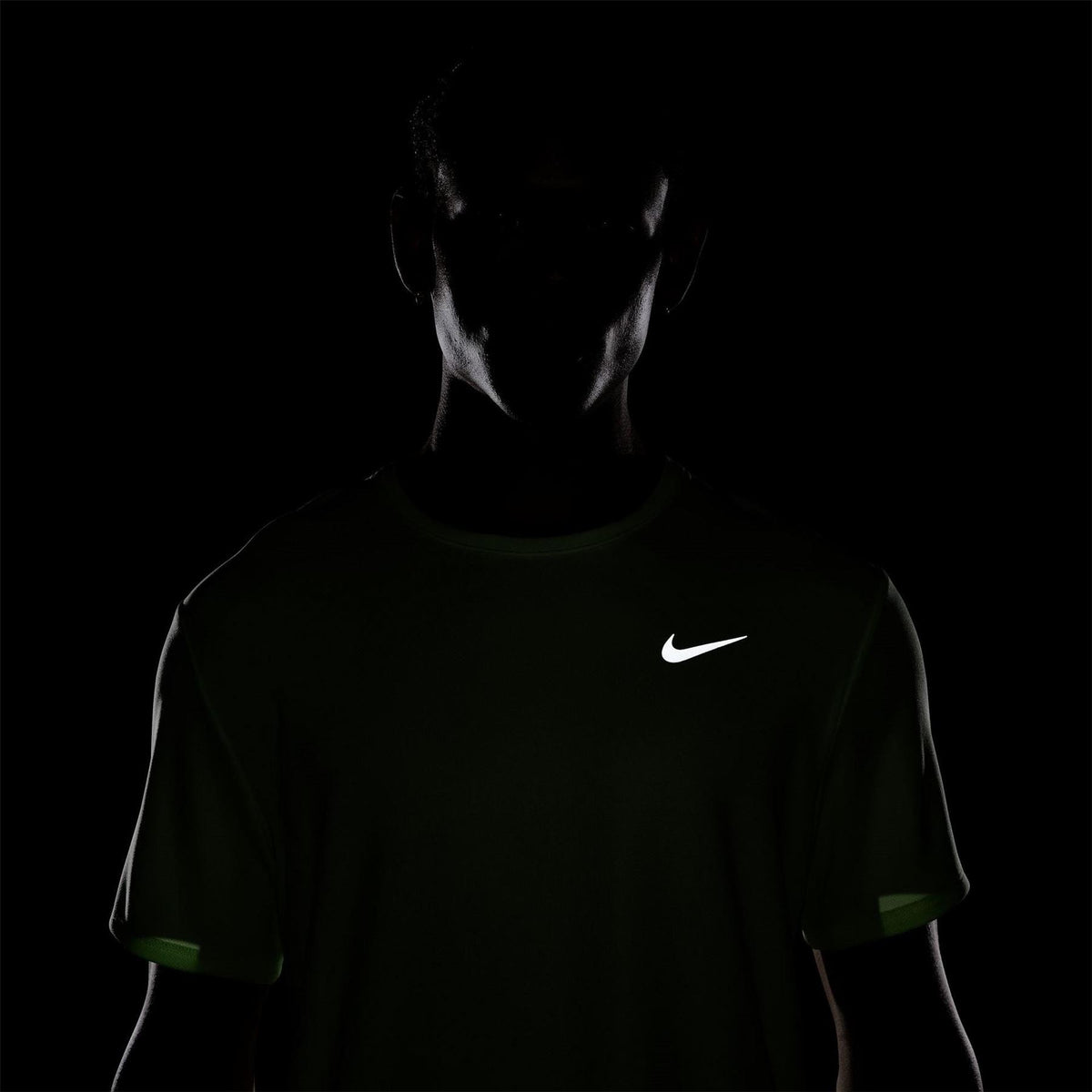 Nike Mens Drifit Miler Running Top