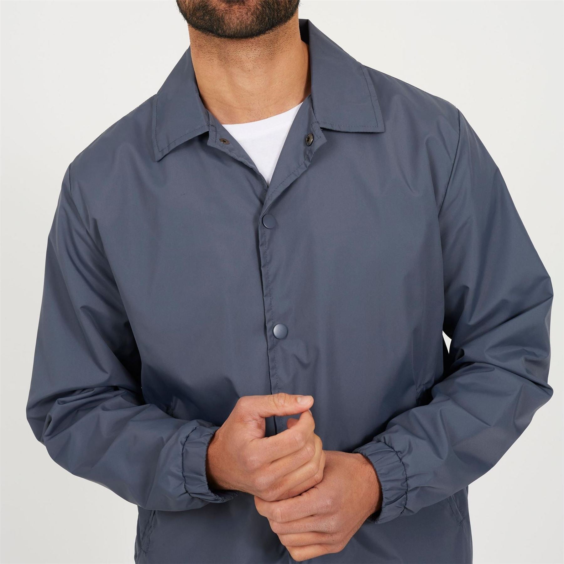 Brave Soul Mens Light Weight Coach Jacket