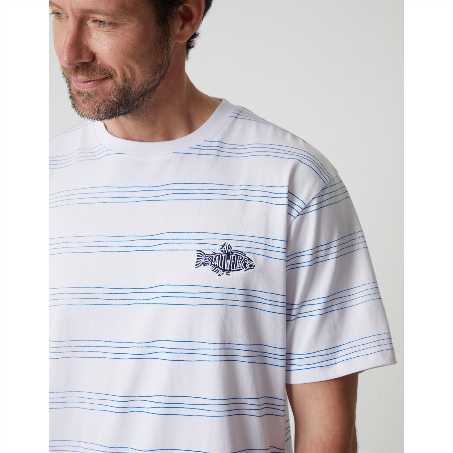 Saltwell Dunbarton Fish Graphic Regular Fit T-Shirt