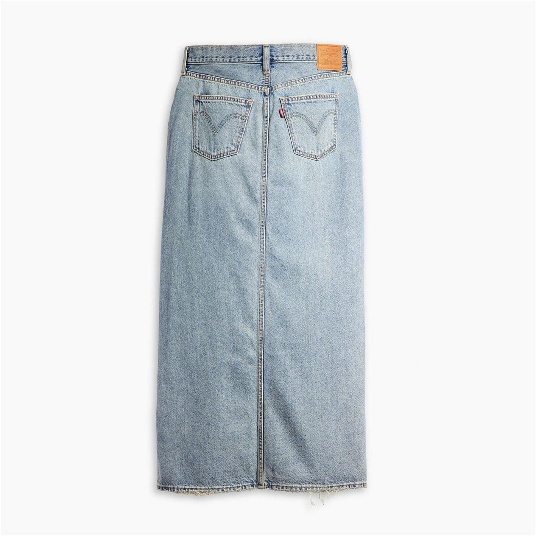 Levis Ankle Column Denim Skirt