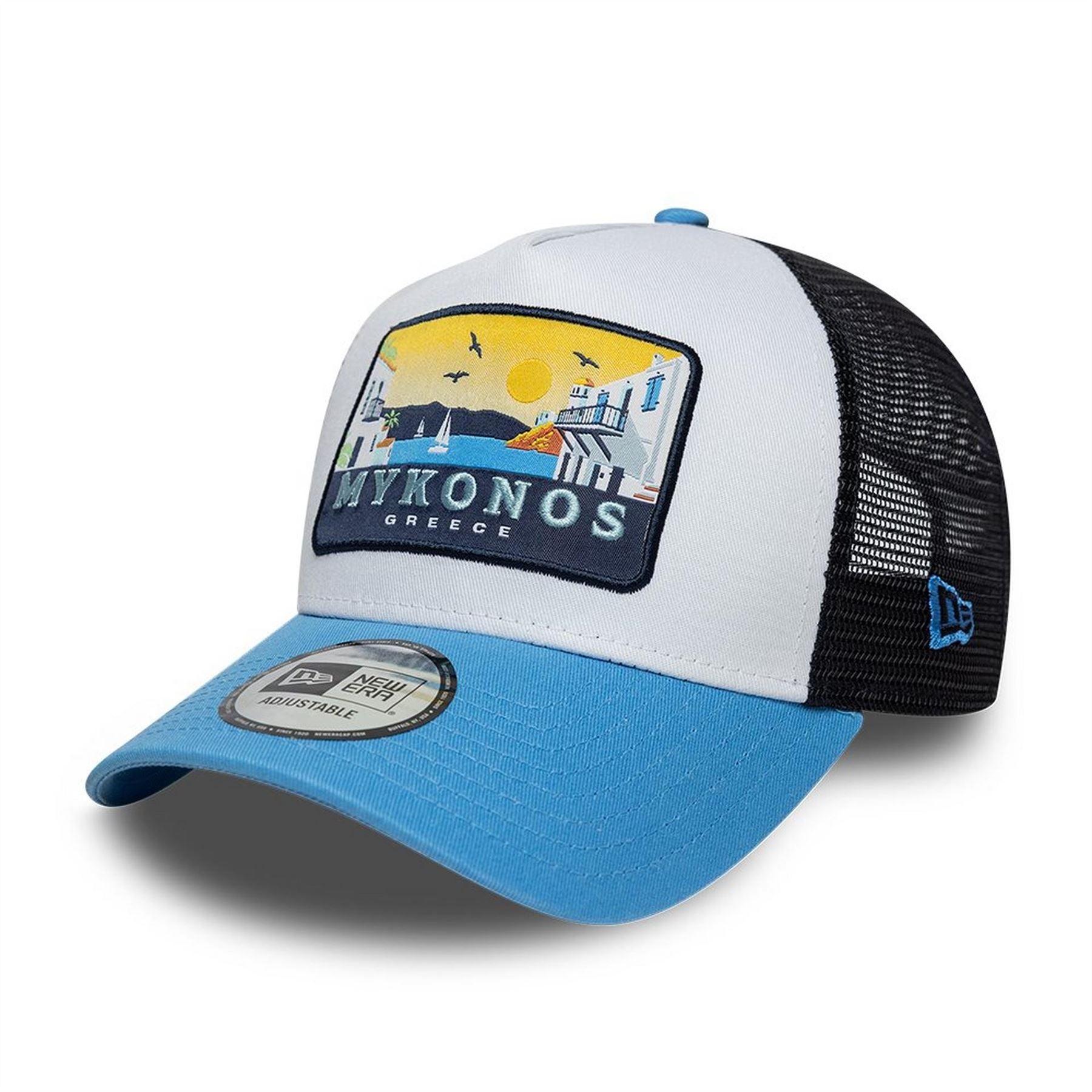 New Era Patch A Frame Adjustable Trucker Cap