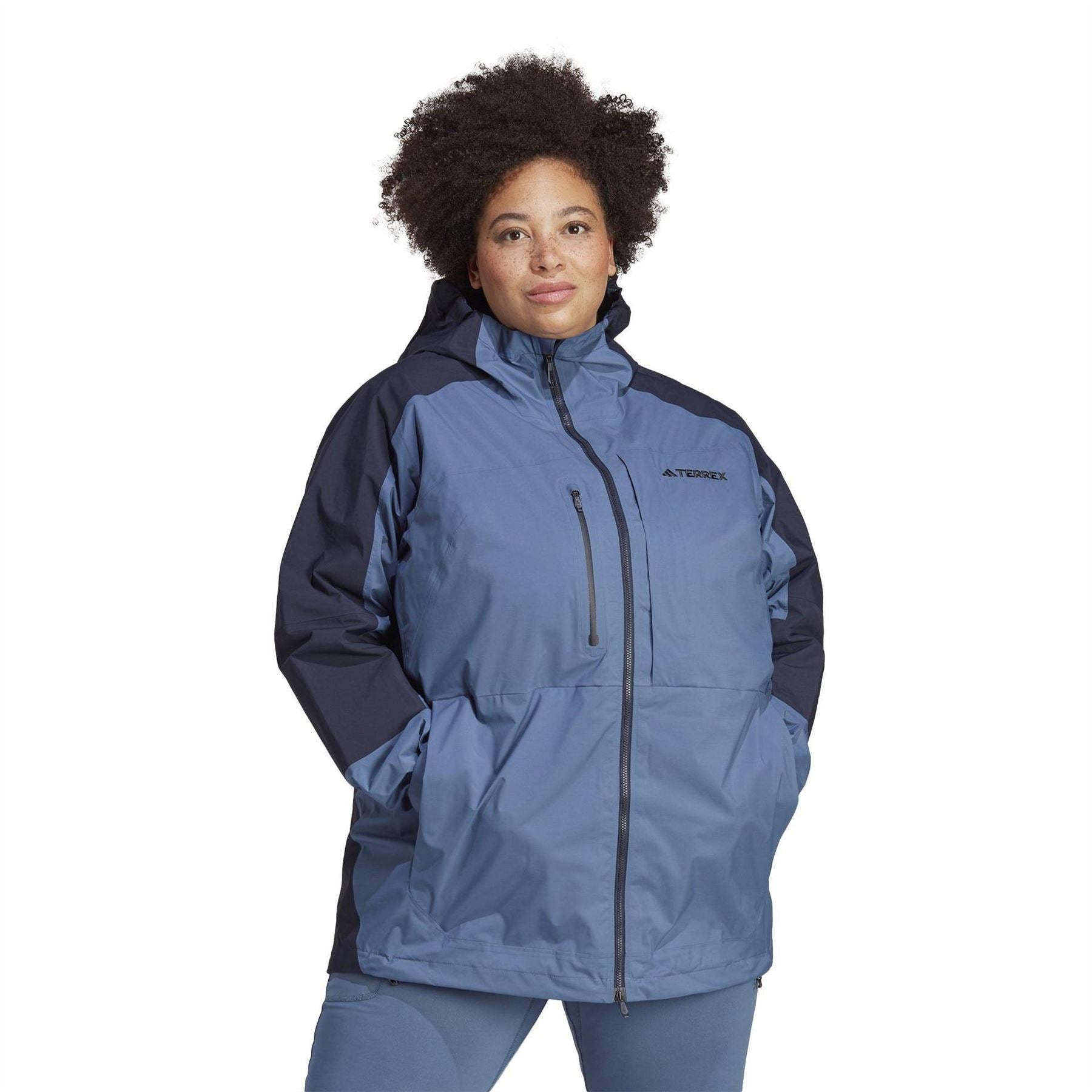 adidas Womens Terrex Xploric Rain.rdy Hiking Jacket (plus Size)