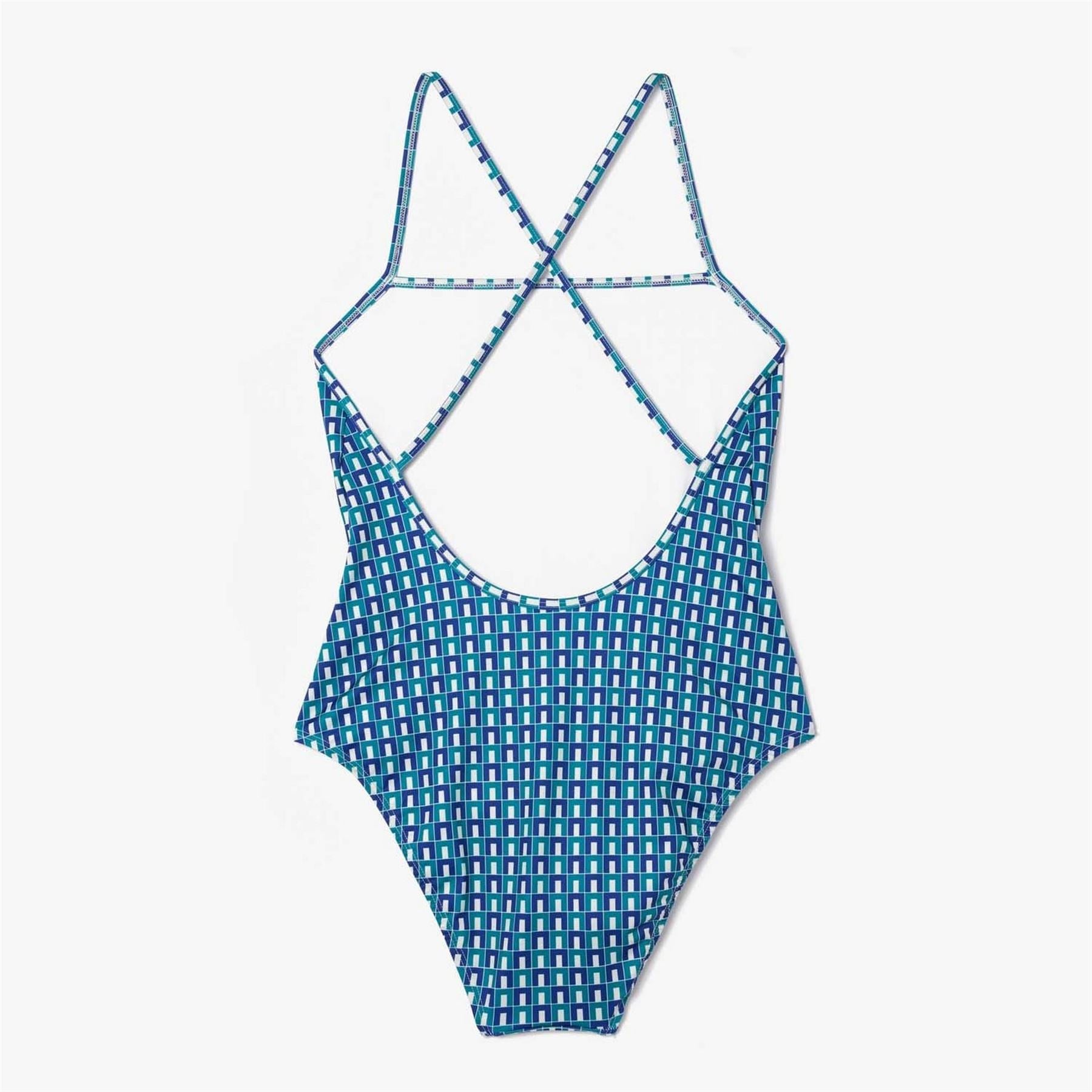 Lacoste George Print One Piece Swimsuit