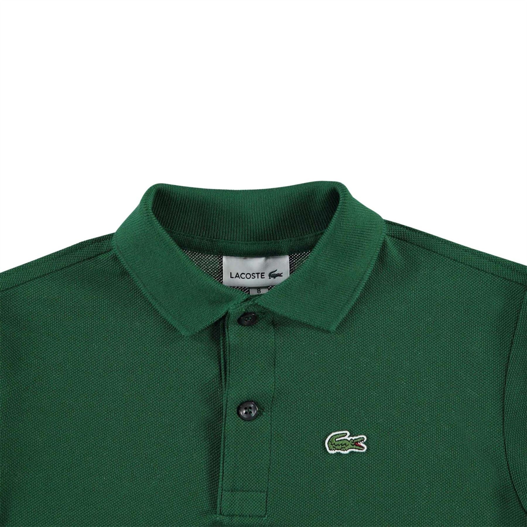 Lacoste Boys Pique Logo Polo Shirt