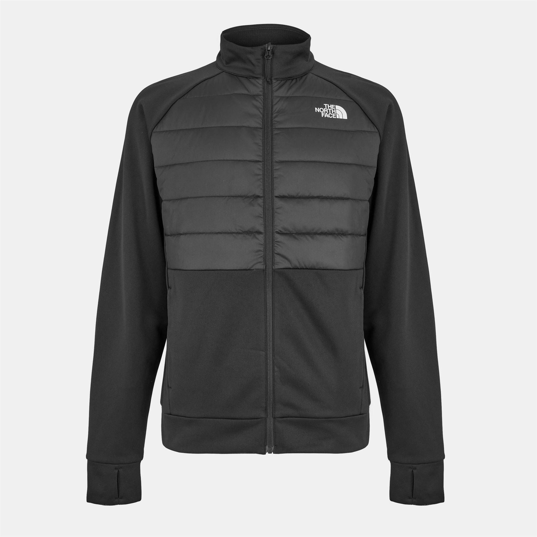 The North Face Reaxion Hybrid Full Zipper Ribbed Cuff Jacket