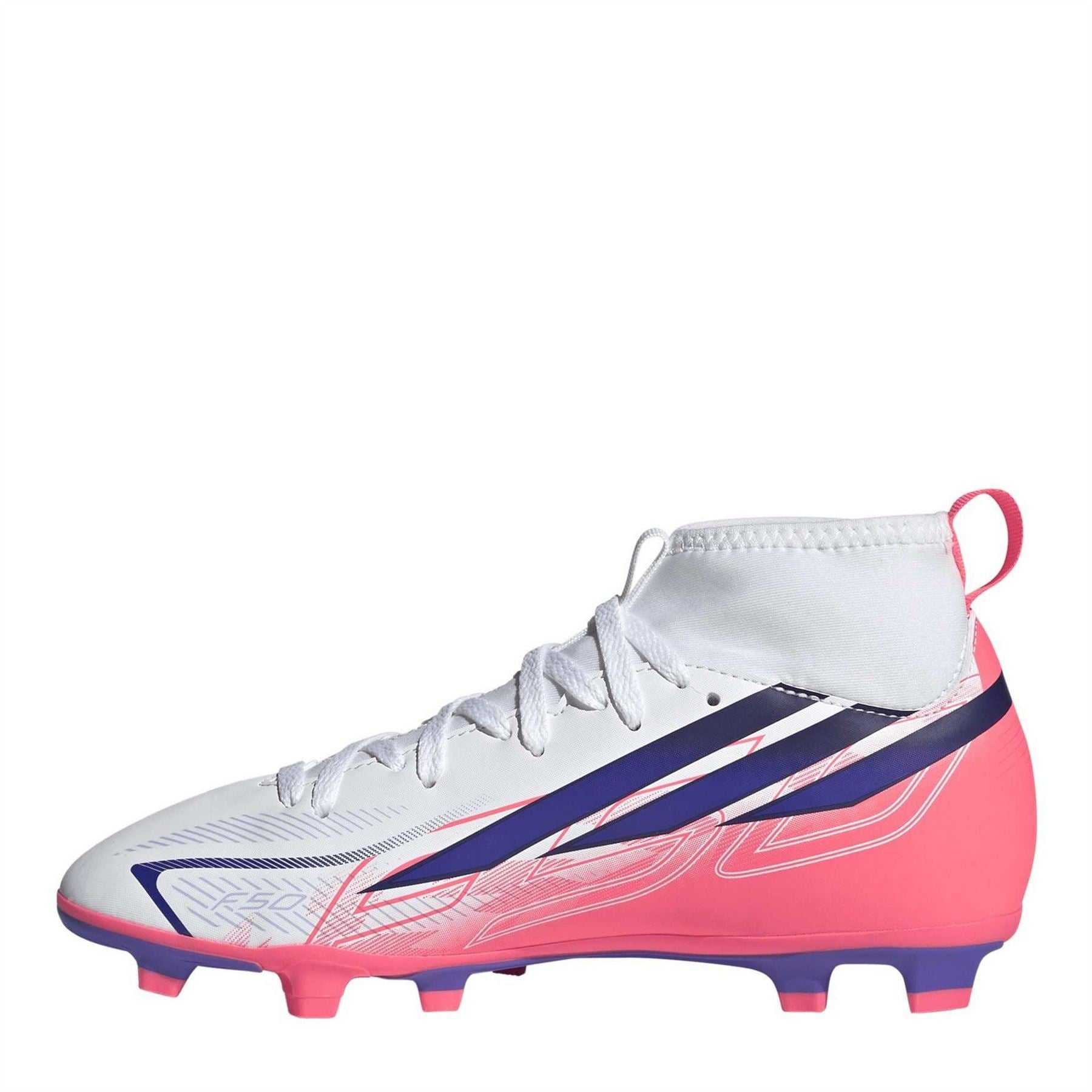 adidas Hyperfast Club Mid Firm Ground Football Boots Juniors