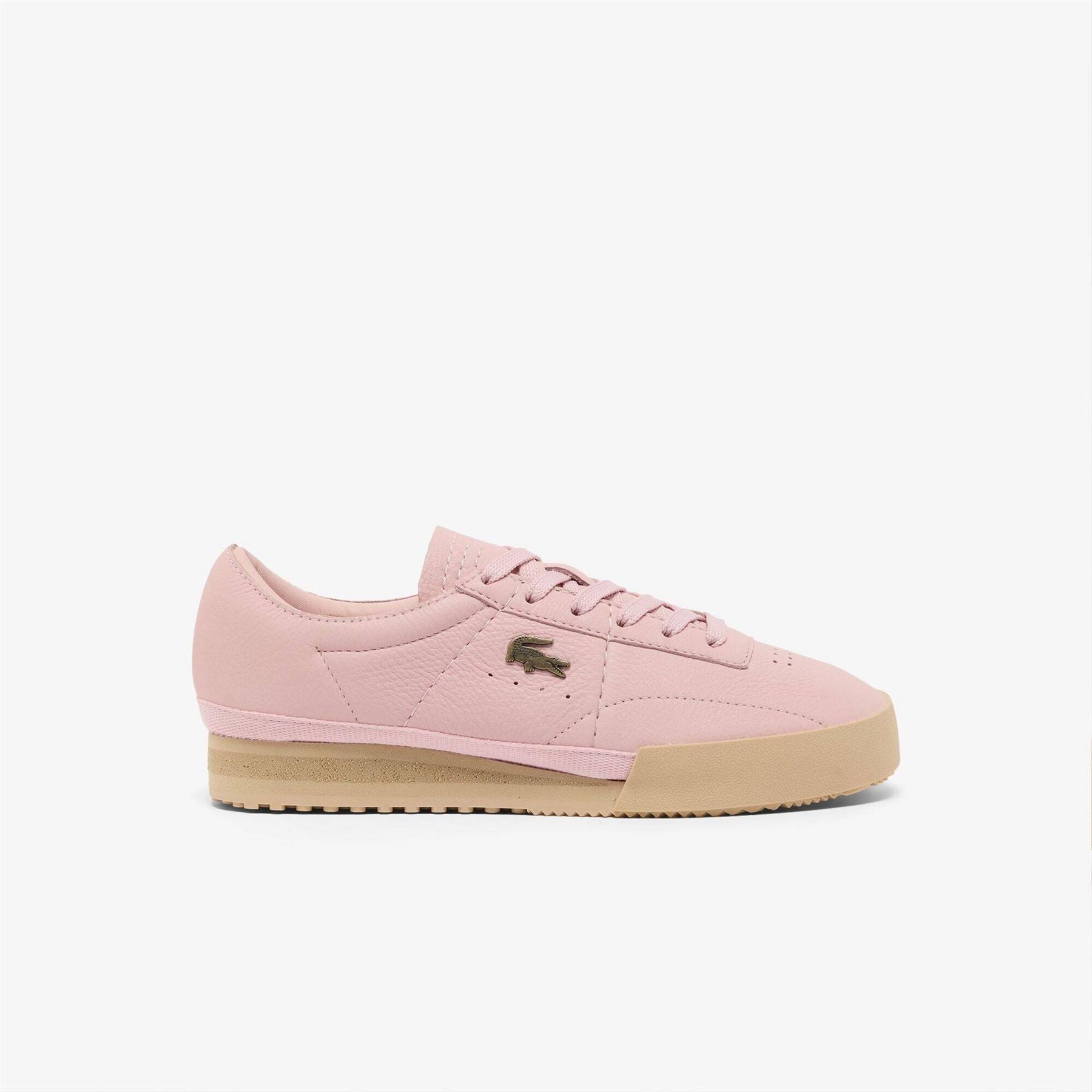 Lacoste Aura Tumbled Lace-Up Low Top Sneakers