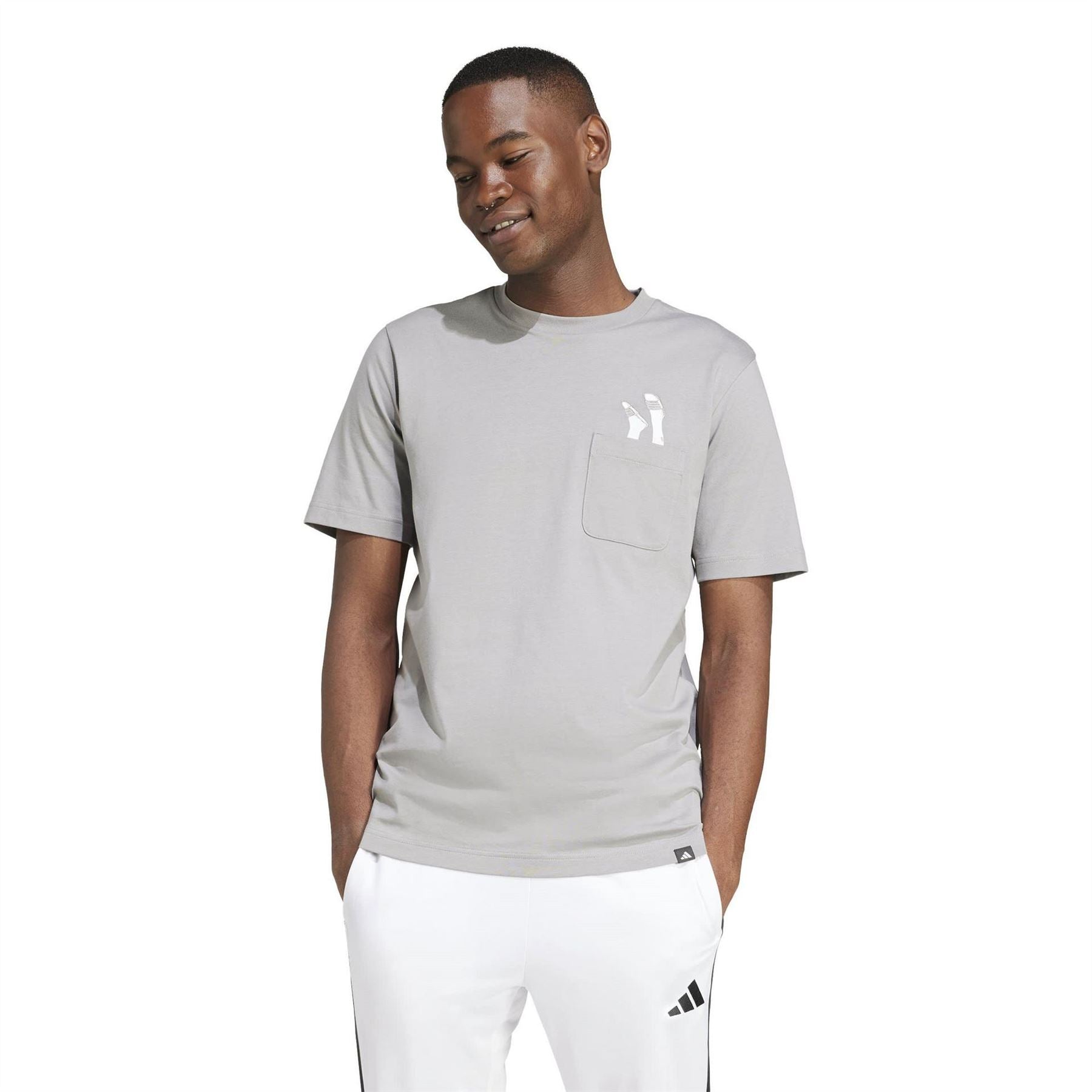 adidas Regular Fit Short Sleeve Crew Neck T-Shirt