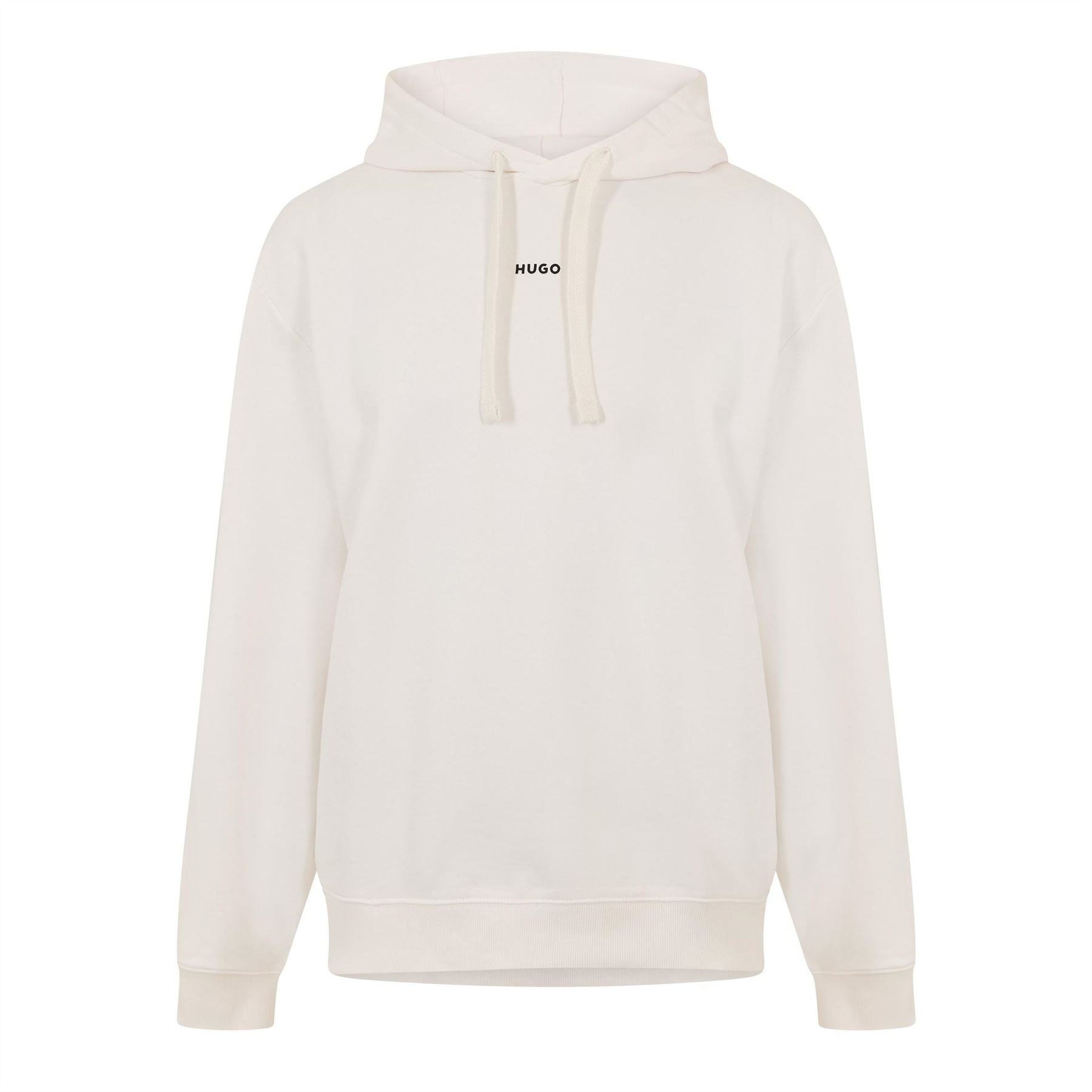 Hugo Hooded Relaxed Fit Long Sleeve Sweatshirt