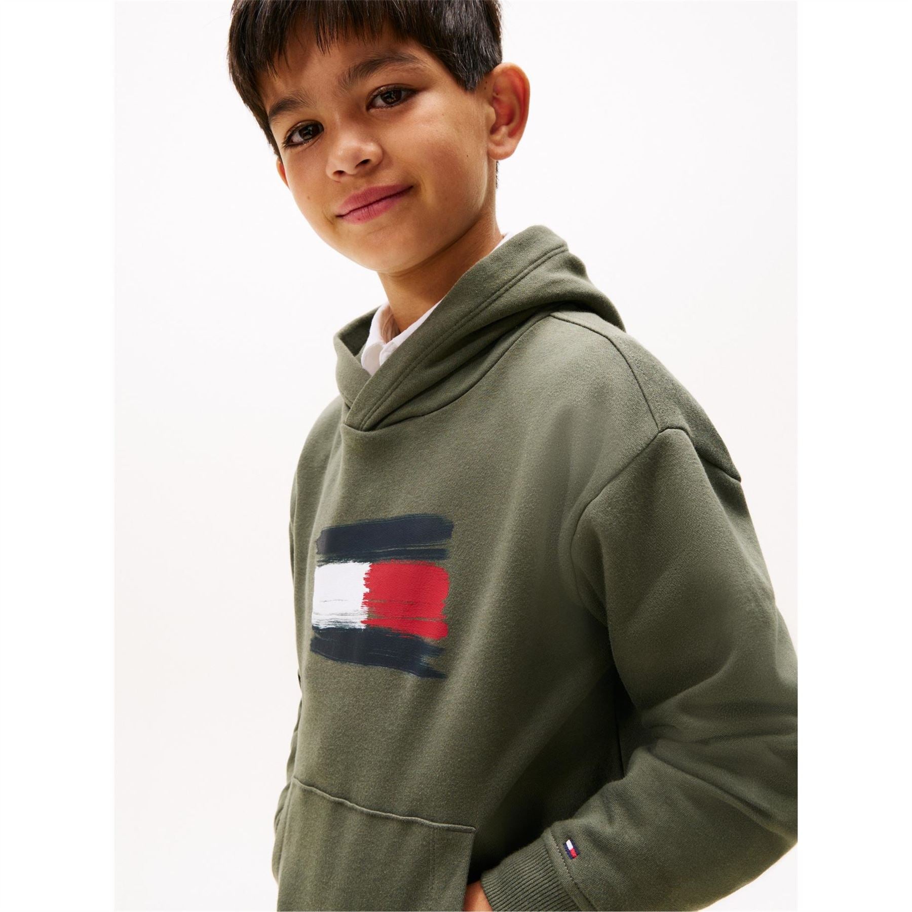 Tommy Hilfiger Flag Graphic Long Sleeve Sweatshirt