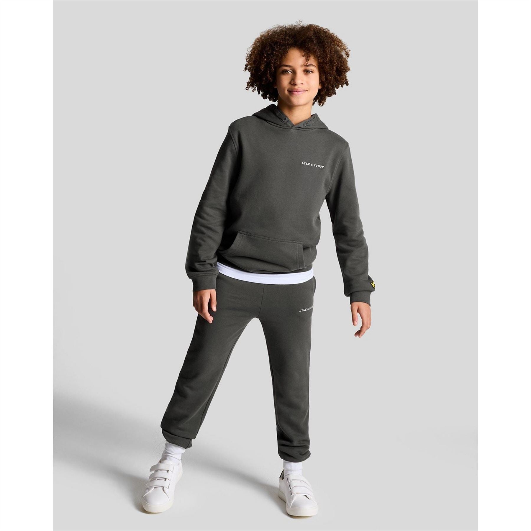 Lyle and Scott Logo Closed Hem Fleece Joggers
