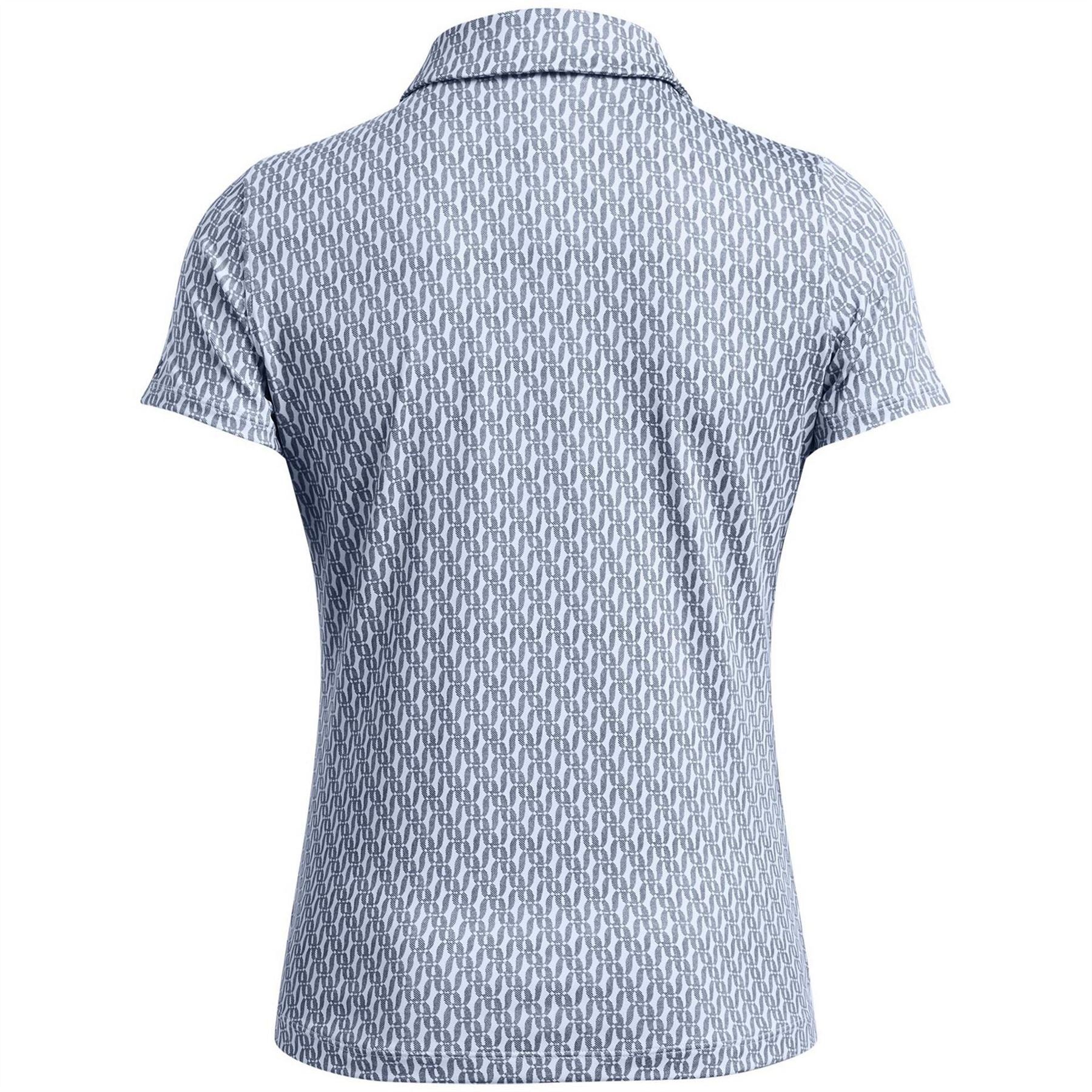 Under Armour Printed Collared Neck Short Sleeve Polo Shirt