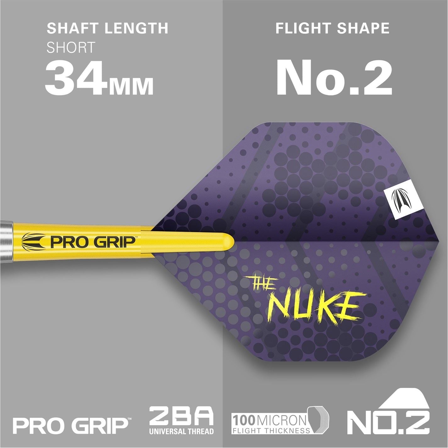 Target Darts Luke Littler 22g Brass Dart Set