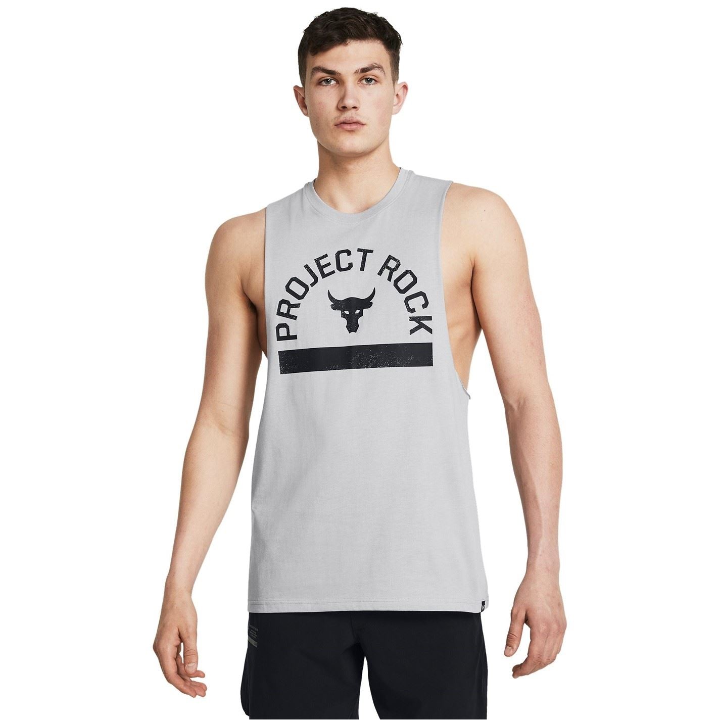 Under Armour Mens Armour Ua Pjt Rck Payoff Graphic Sl T-Shirt
