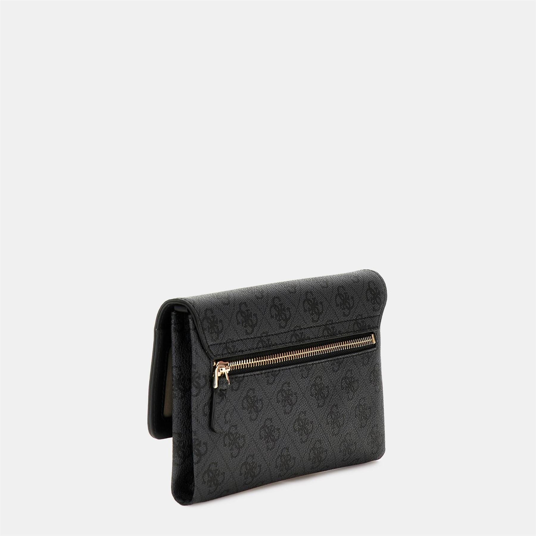 Guess Flip Closure Clutch with Logo